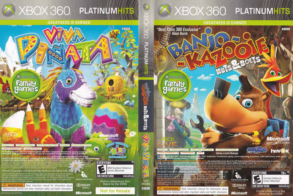 Banjo-Kazooie Nuts & Bolts/ Viva Pinata Xbox 360