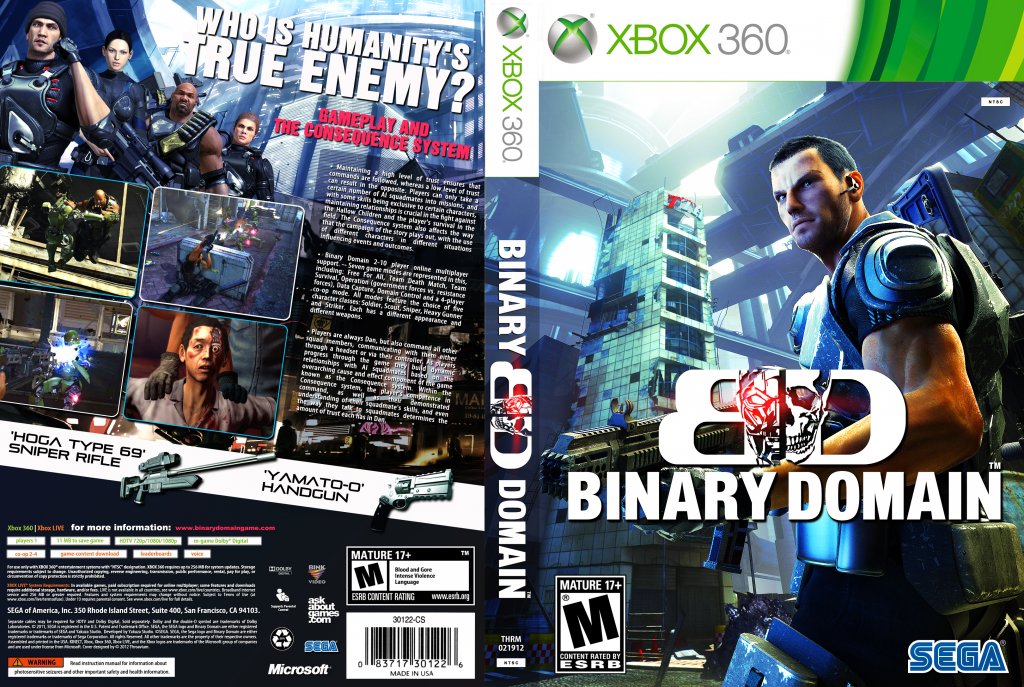 Binary Domain XBox 360
