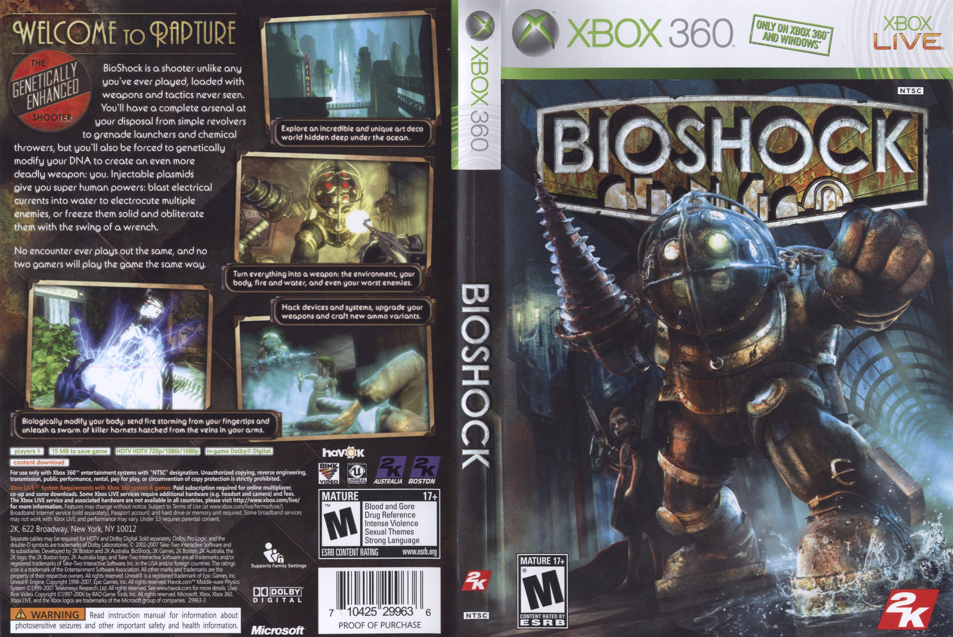 BioShock Xbox 360