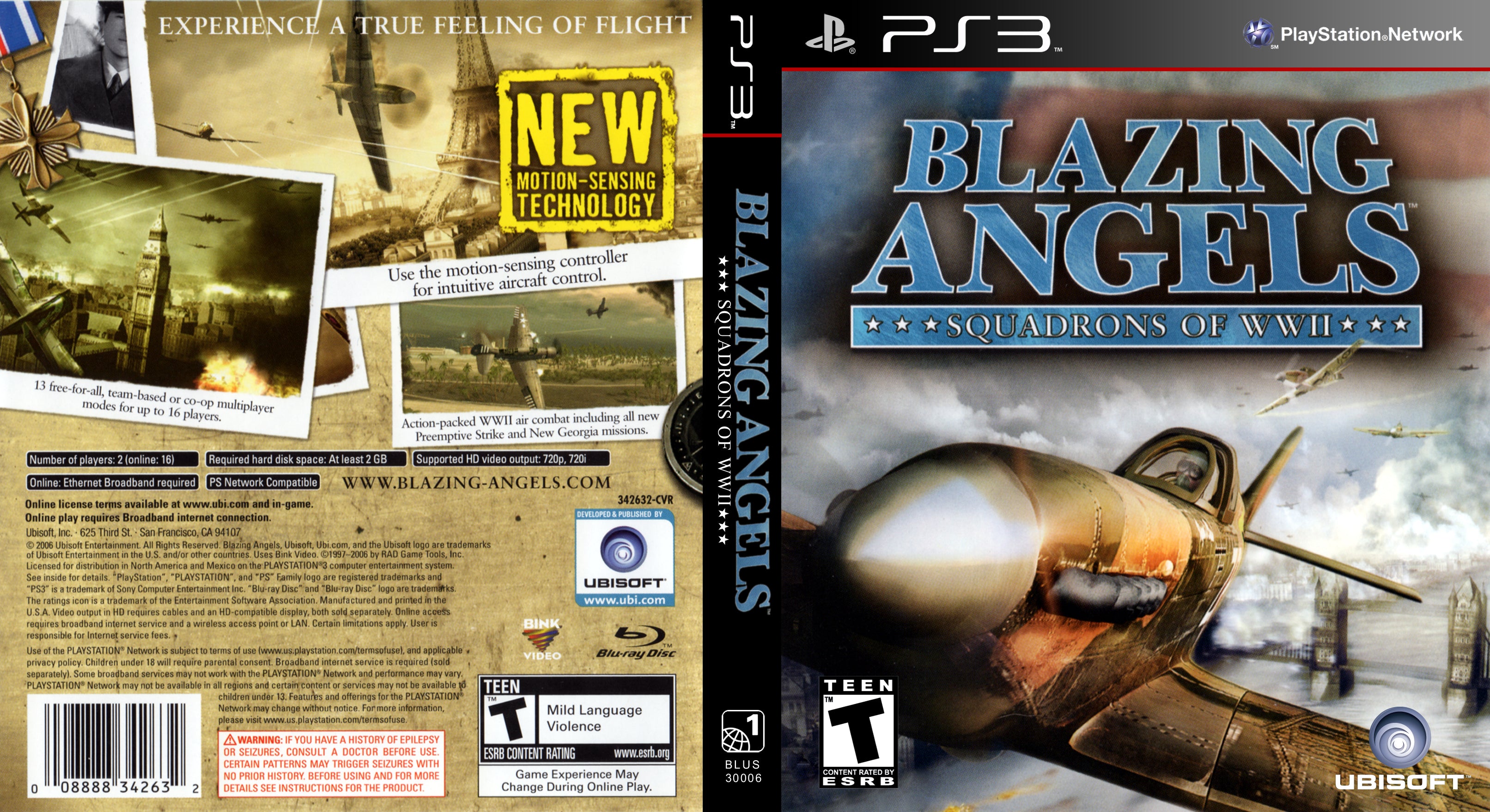 Blazing Angels: Squadrons of WWII - Playstation 3 – Retro Raven Games