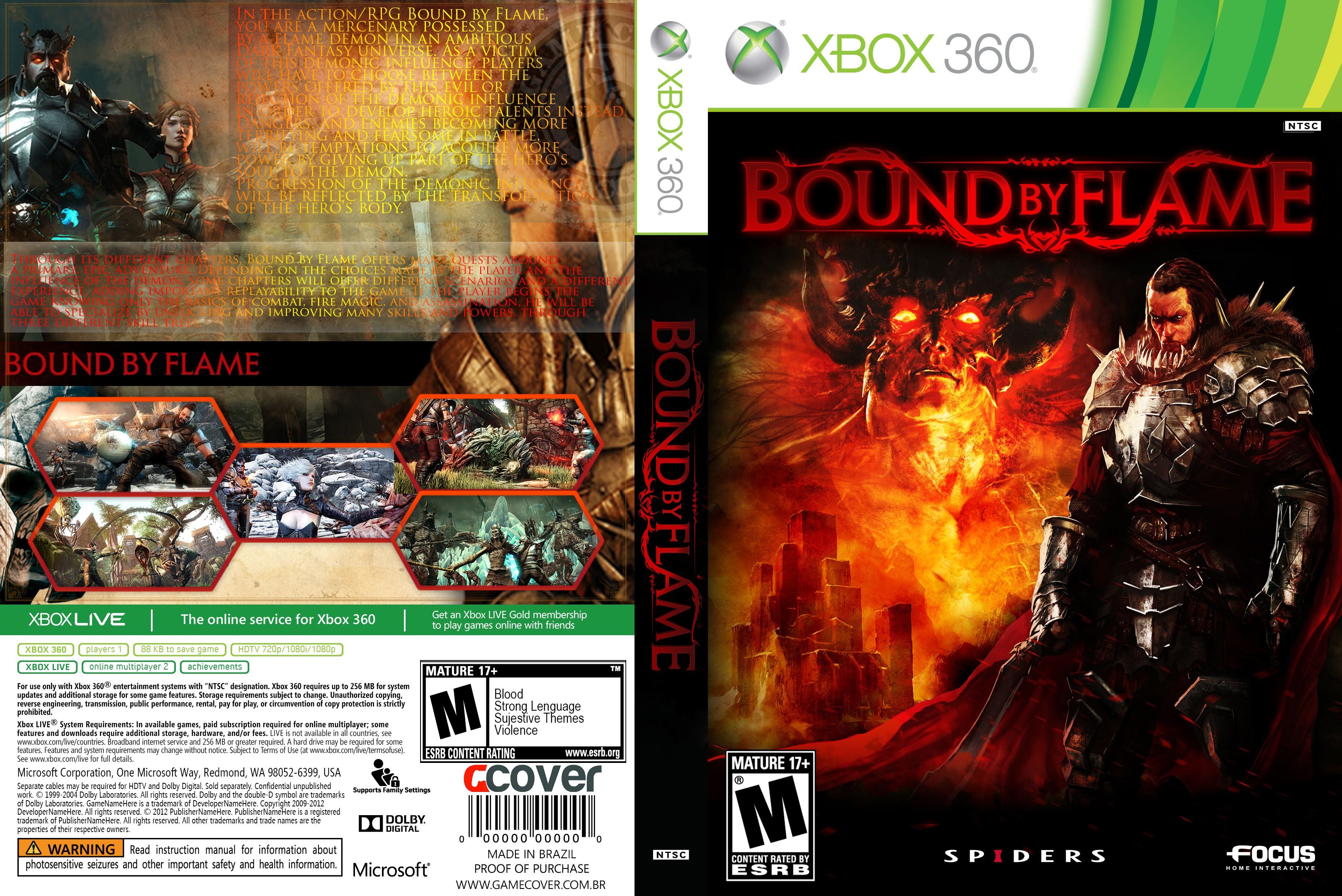 Bound By Flame Xbox 360
