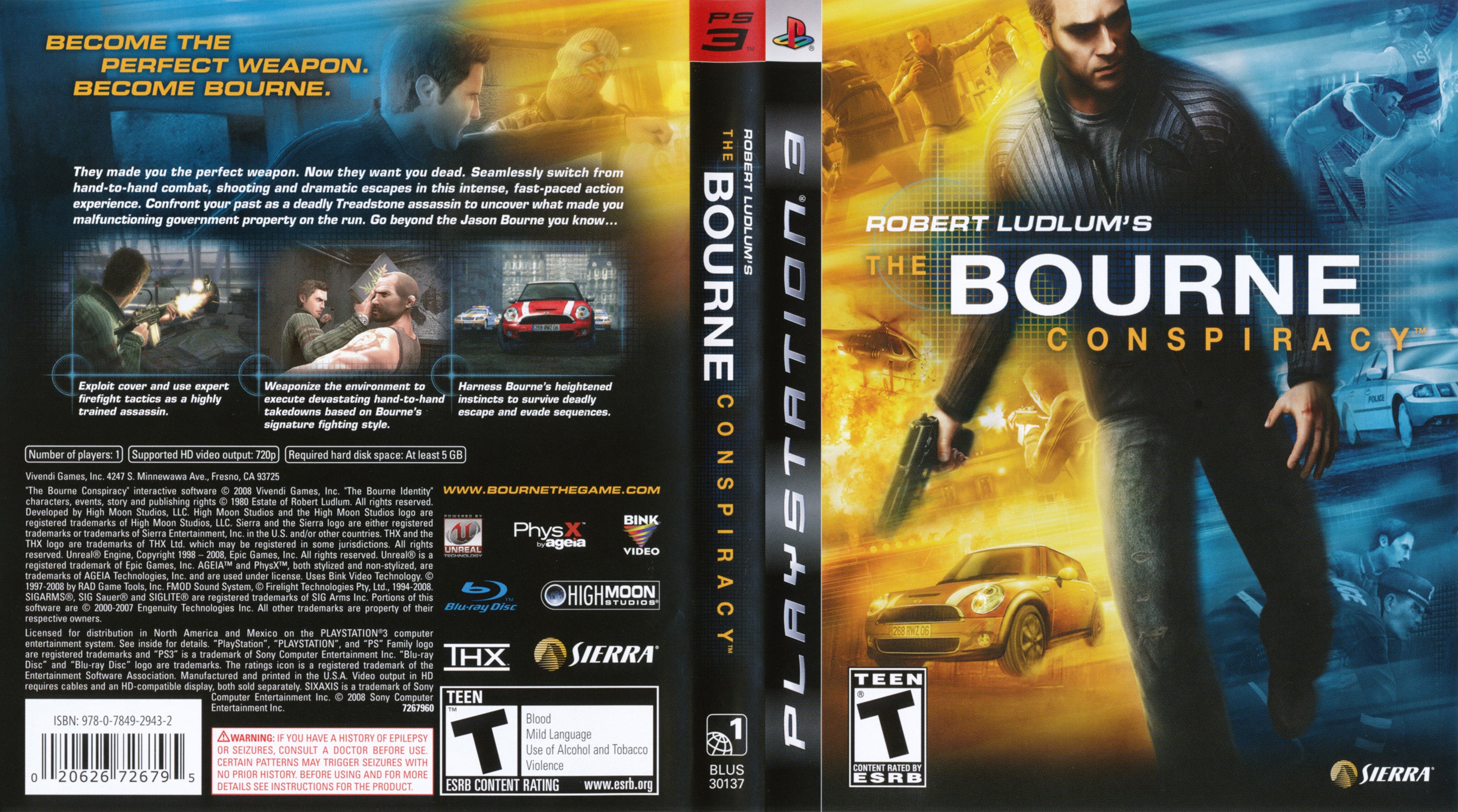 Robert Ludlum's The Bourne Conspiracy PS3