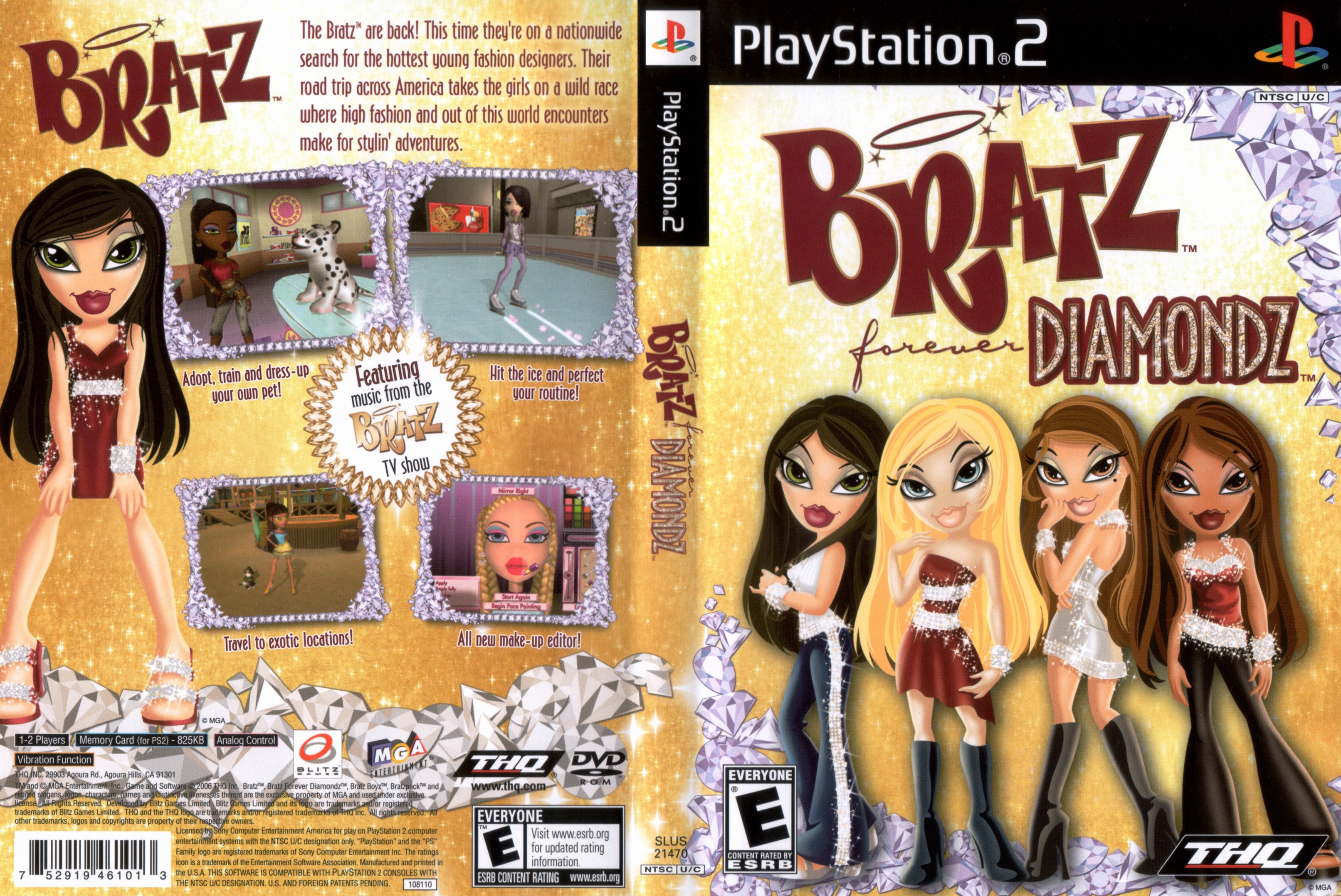 Bratz forever Diamondz PS2
