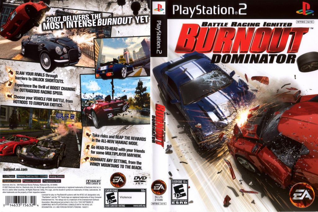 Burnout Dominator C PS2