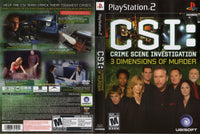 CSI 3 Dimensions of Murder C PS2