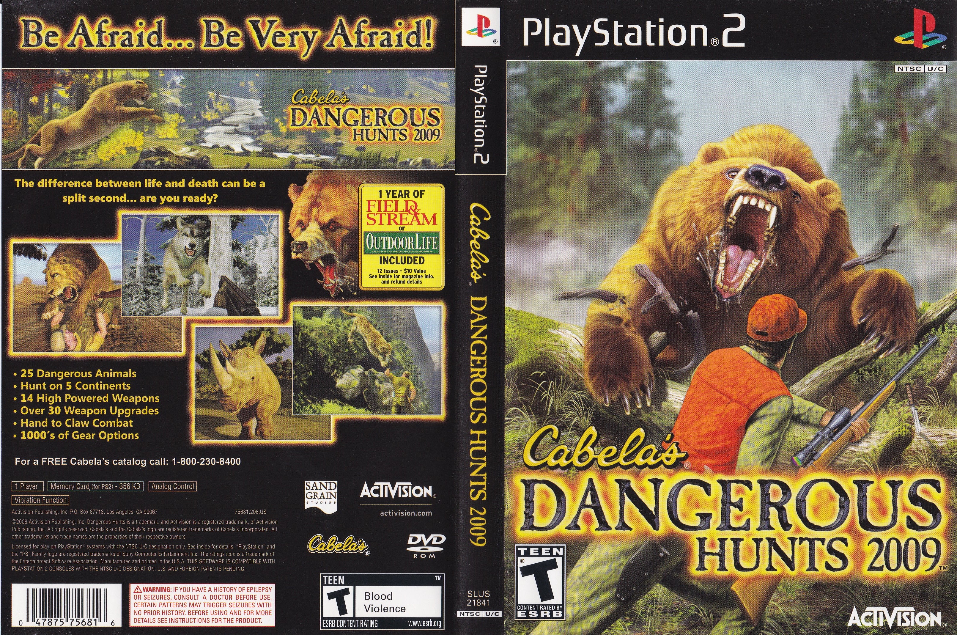 Cabela's Dangerous Hunts 2009 PS2