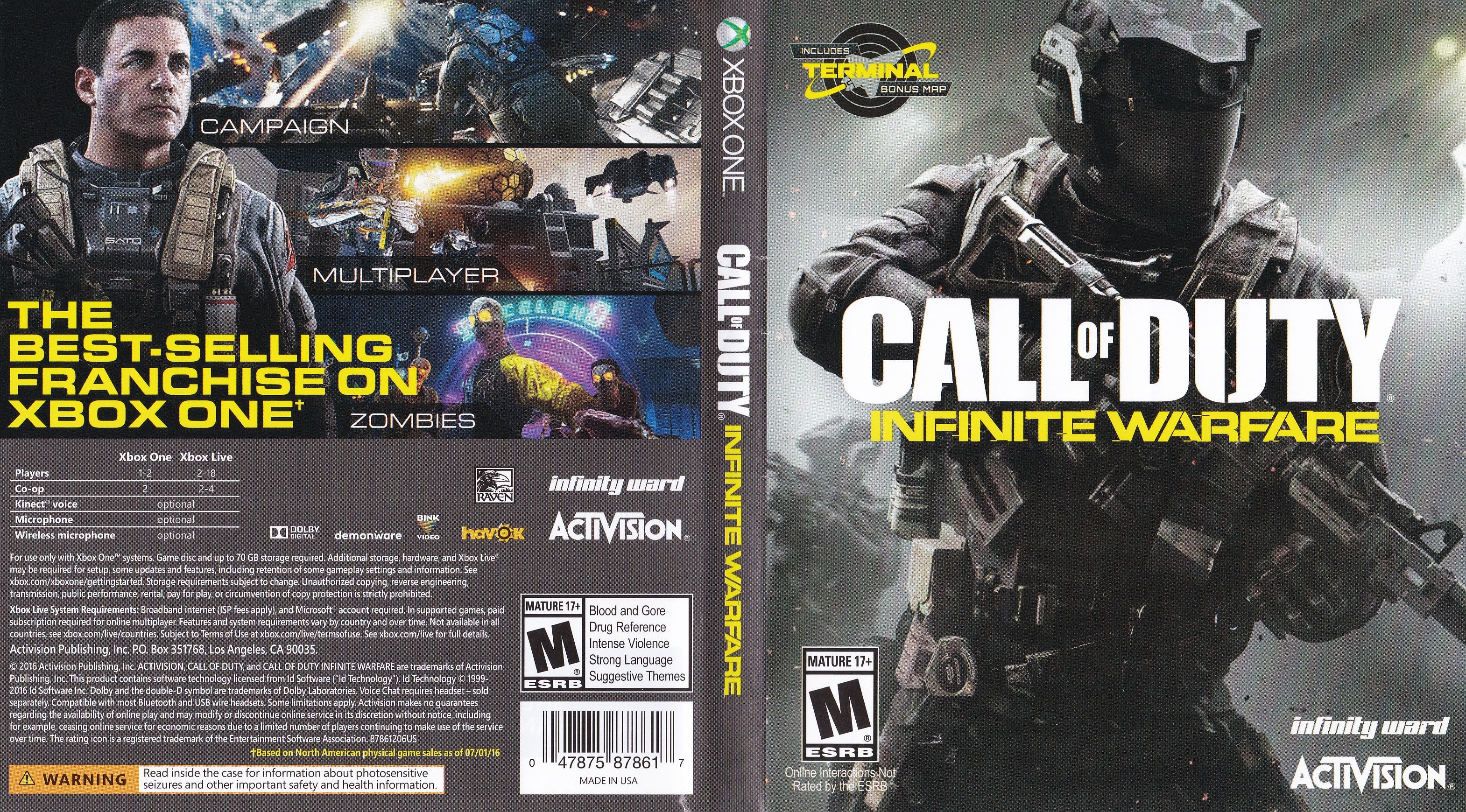 Call of Duty Infinite Warfare Xbox One - Main Image