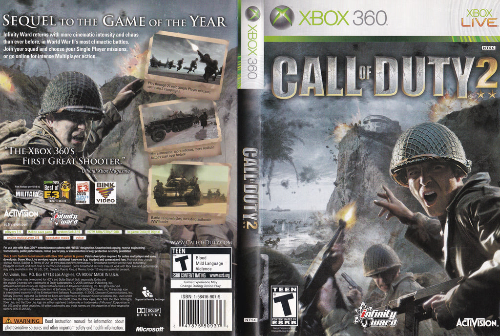 Call Of Duty 2 Xbox 360 | Clarkade