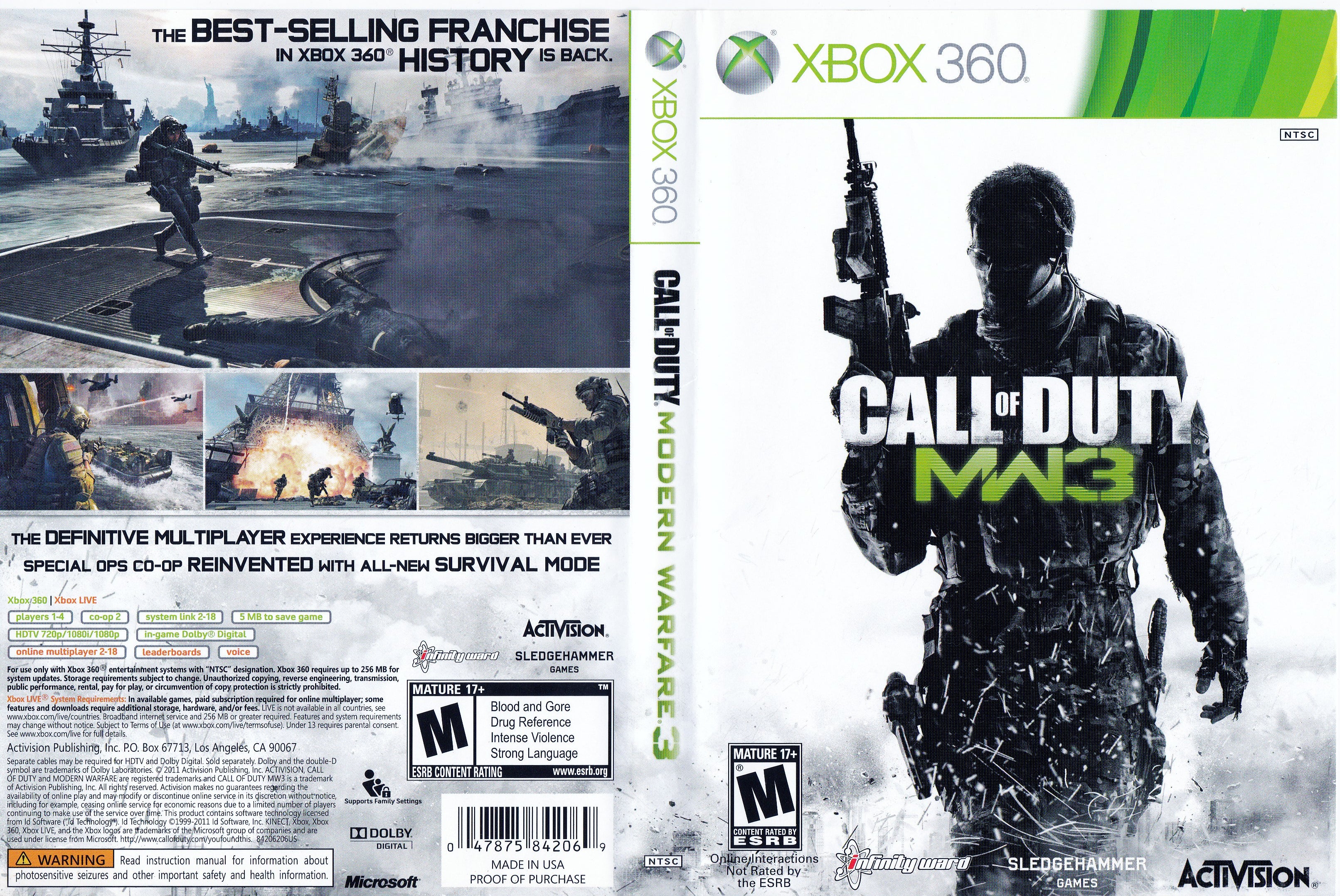 Call of Duty: Modern Warfare 3 (MW3) - Xbox 360 em Promoção na