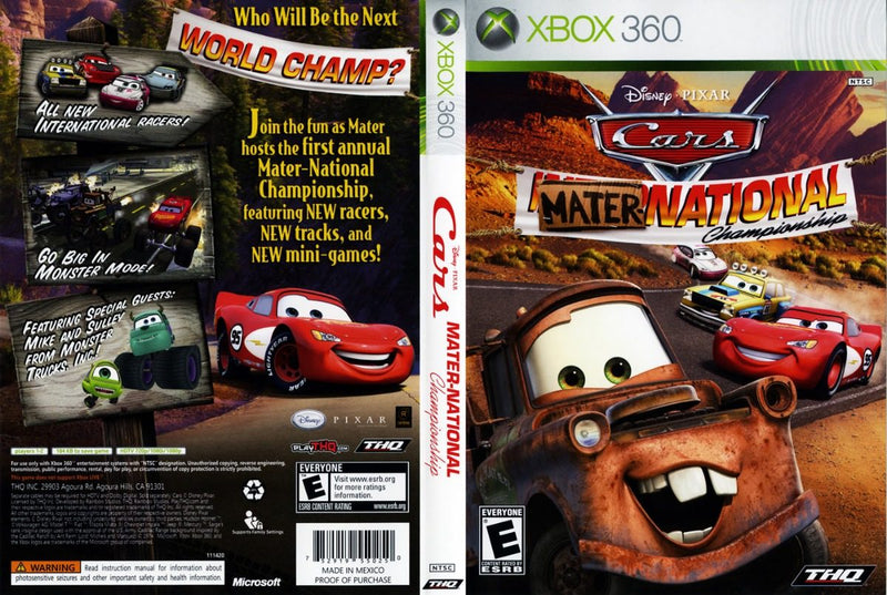 Carros: Mater-National Midia Digital [XBOX 360] - WR Games Os