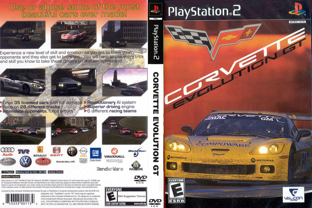 Corvette Evolution GT C PS2