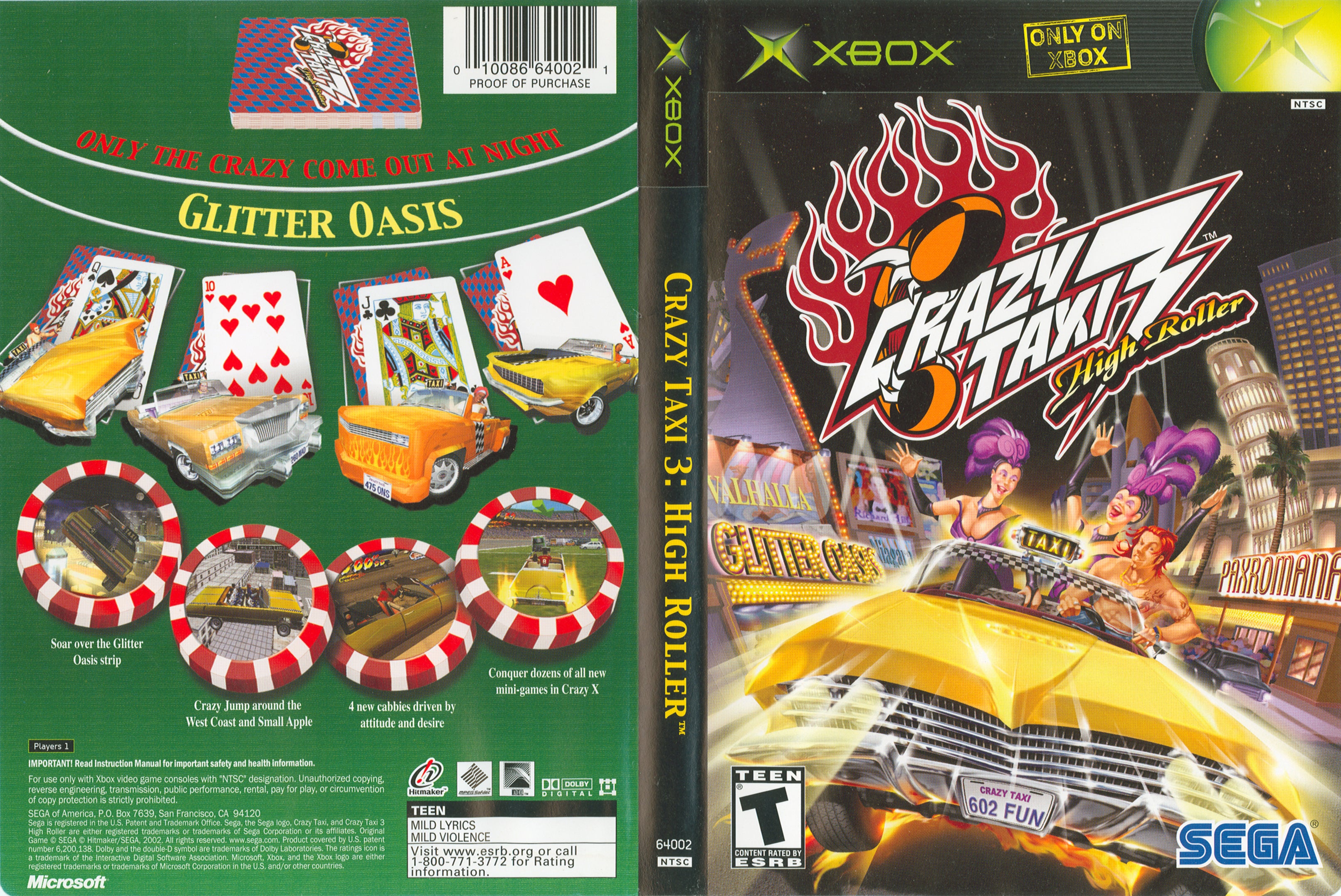 Crazy Taxi 3 High Roller Xbox