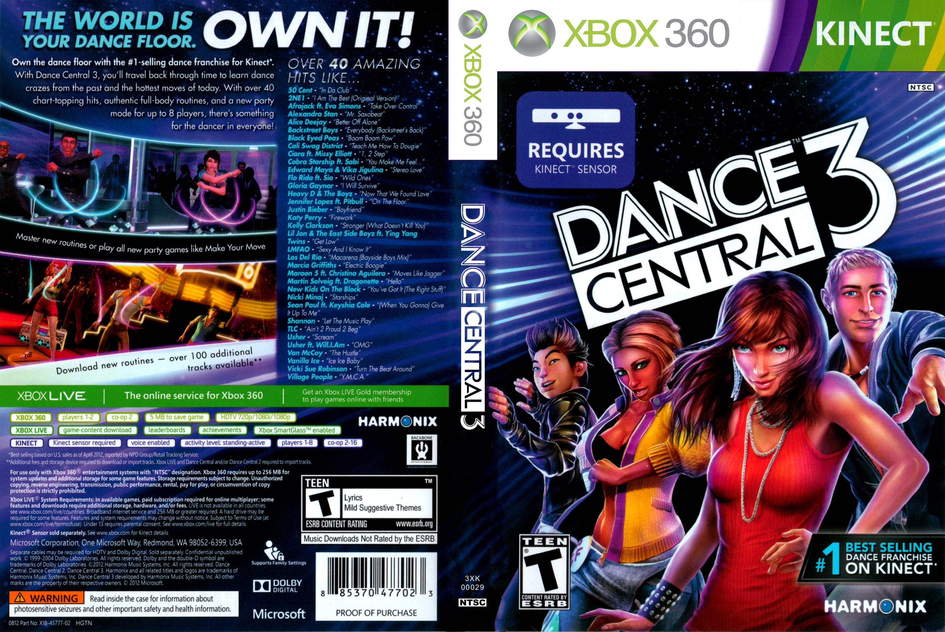 Dance Central 3 Xbox 360