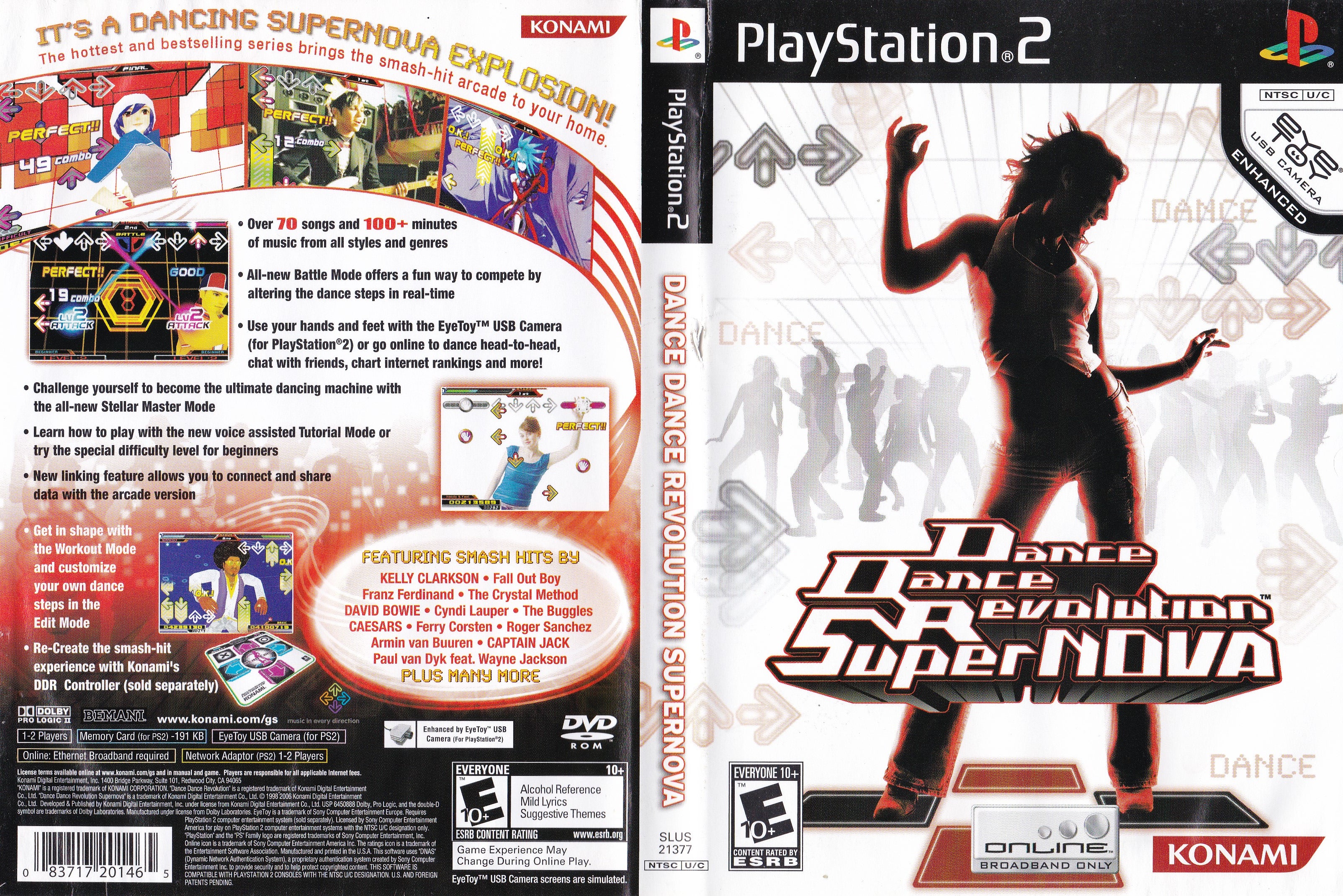 Dance Dance Revolution Supernova C PS2