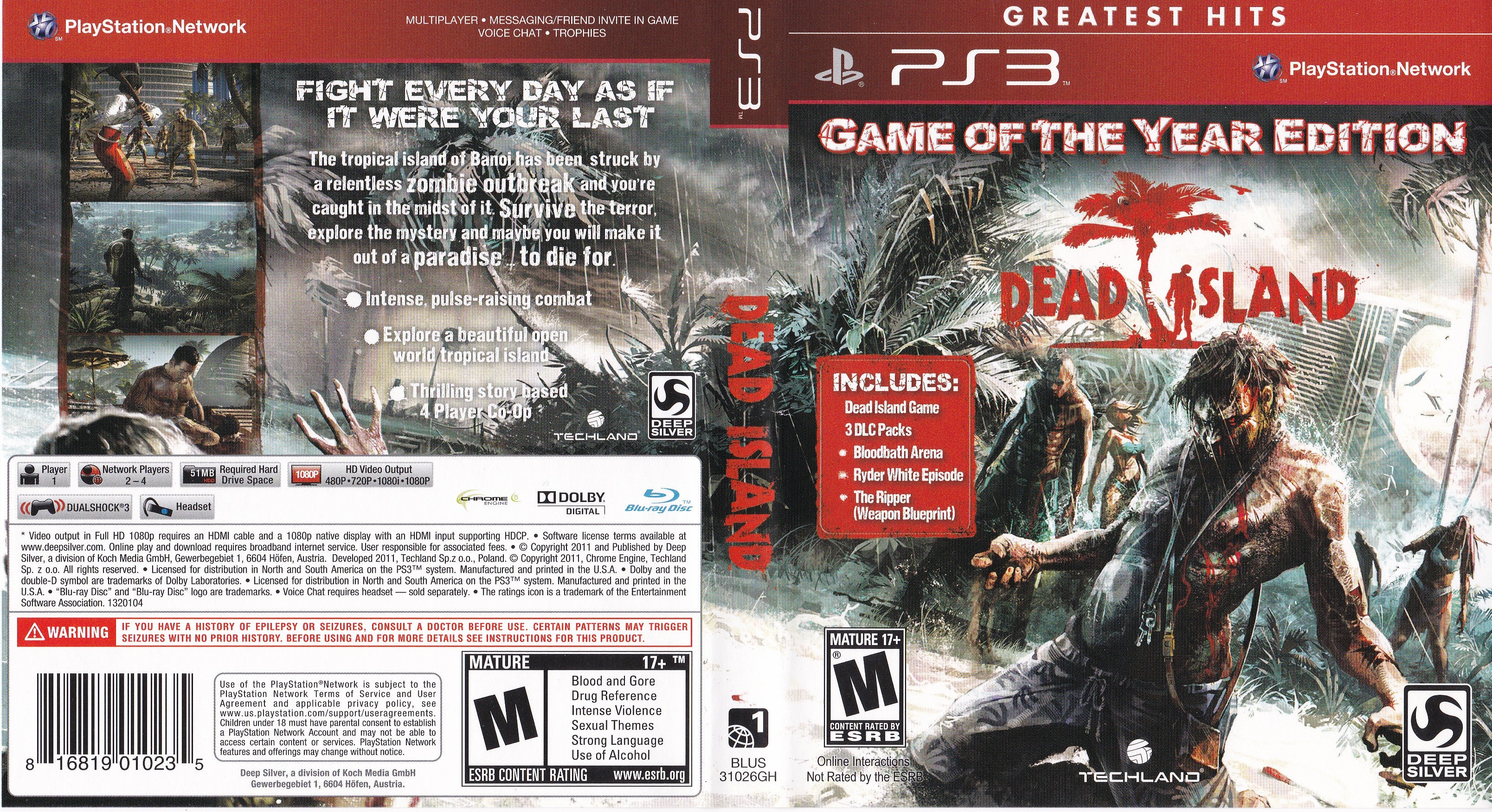 Dead Island: Game of The Year Edition - Xbox 360