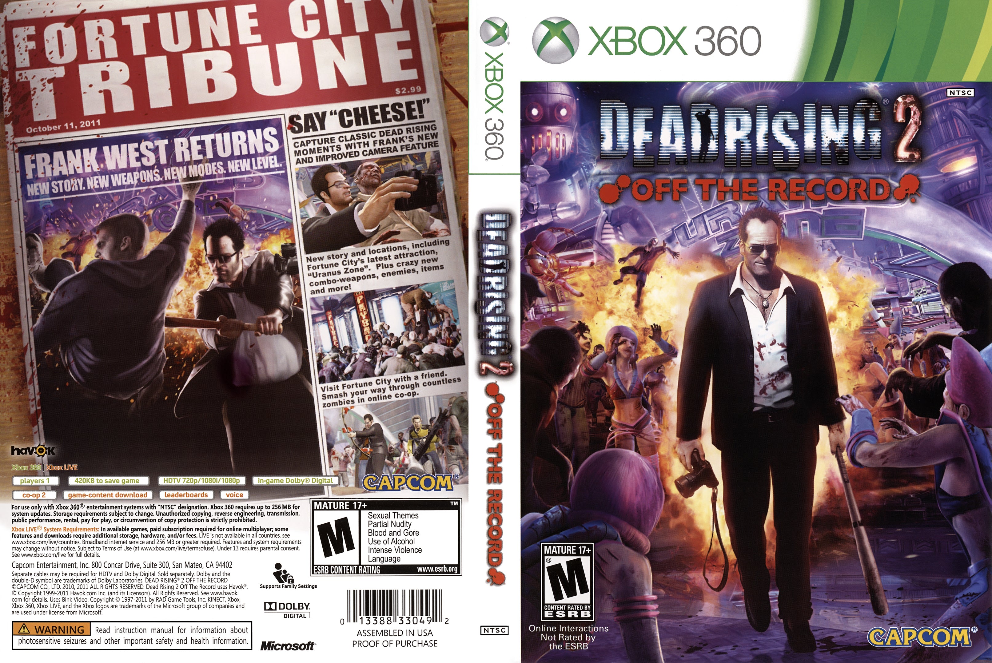 Dead Rising 2 Off the Record Xbox 360