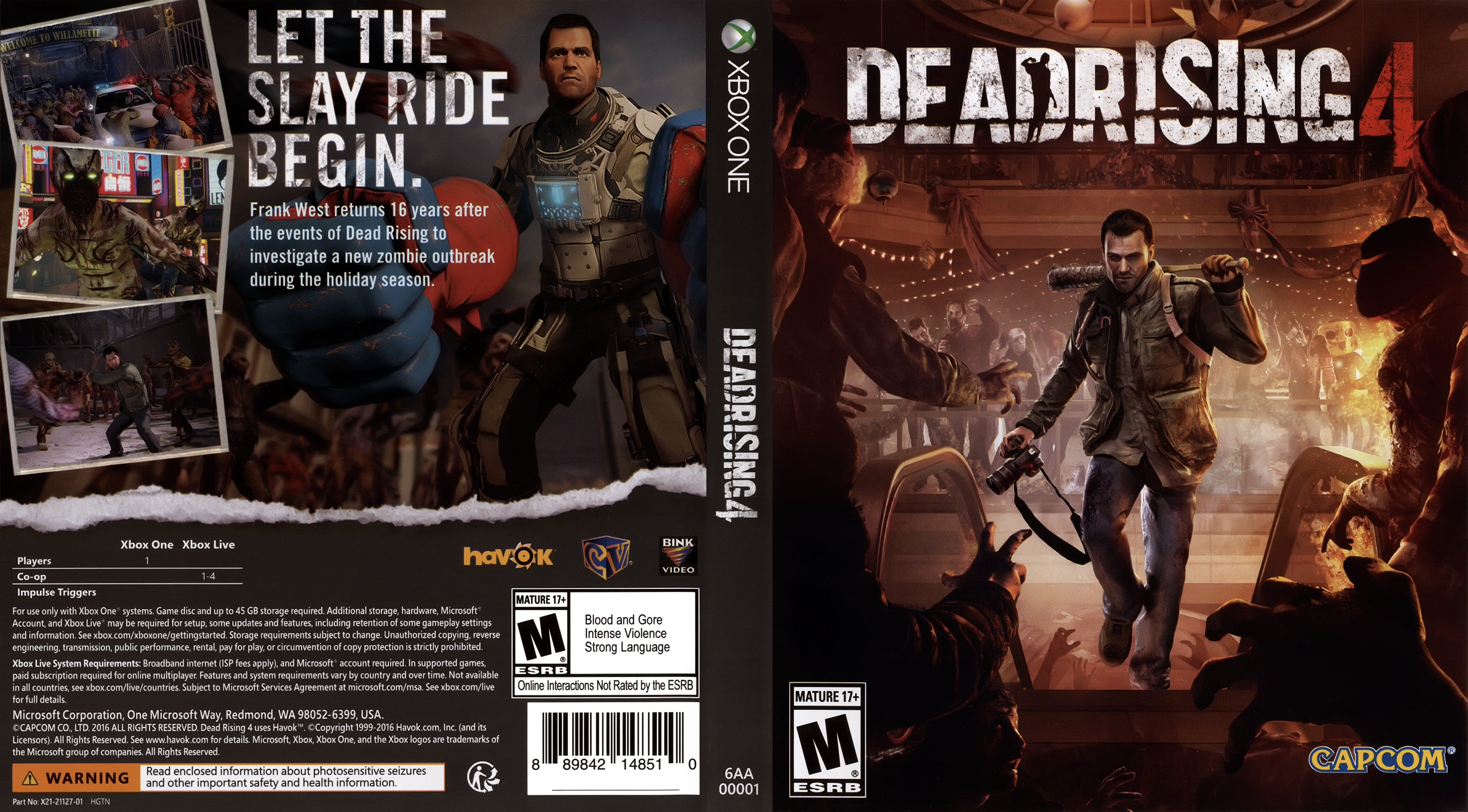 Dead Rising 4 Standard Edition Xbox One E3 SKU - Best Buy