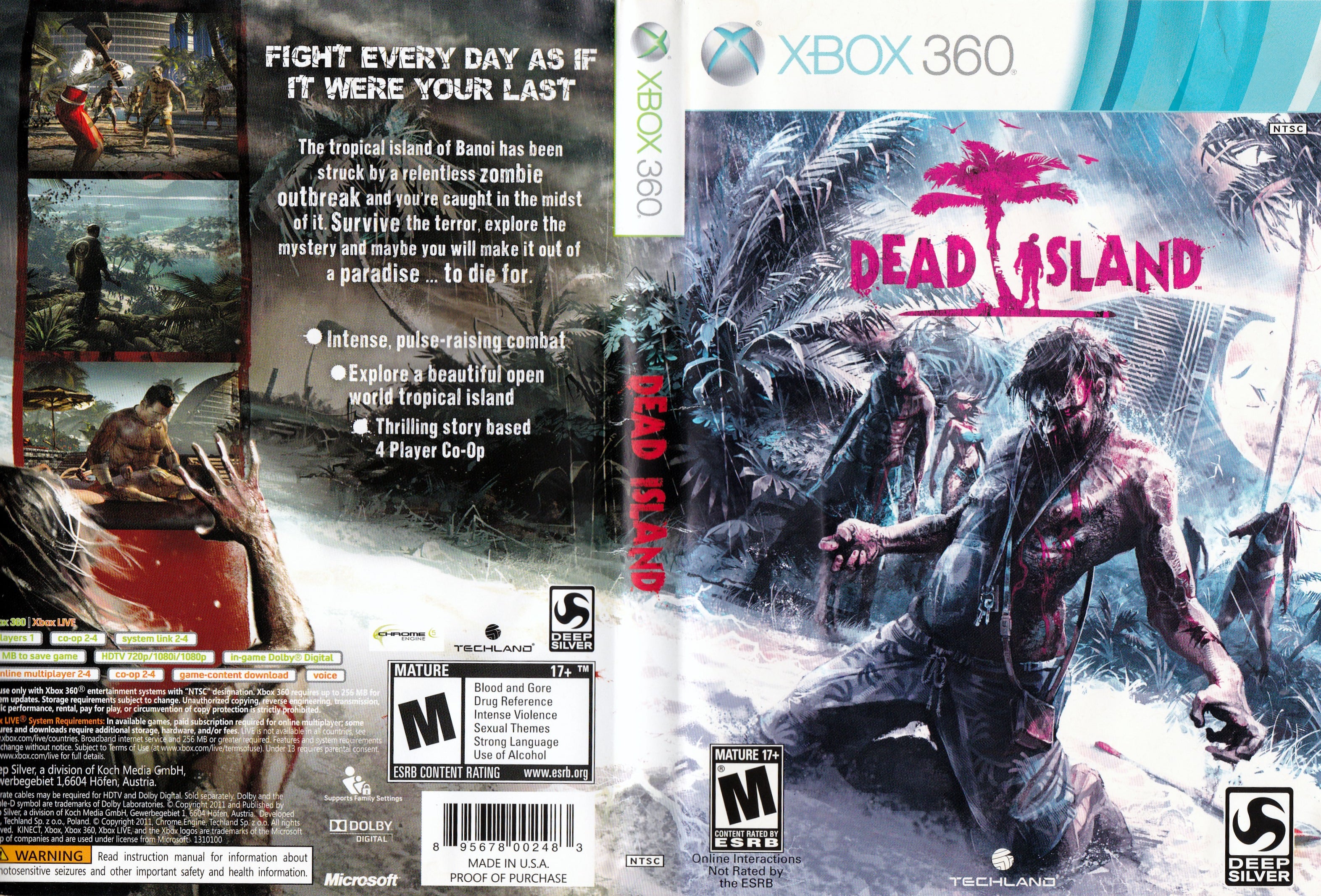 Dead Island Xbox 360