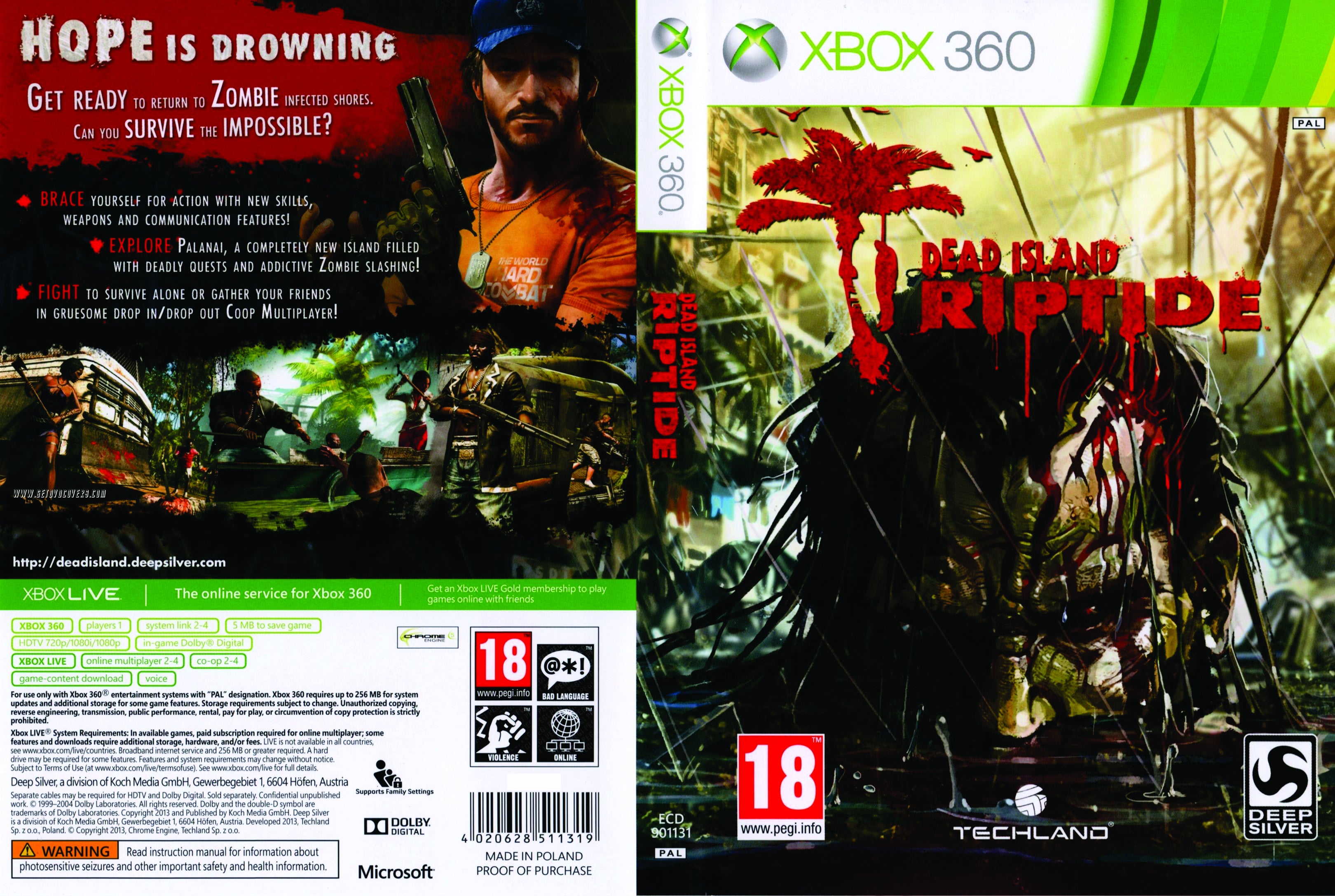 Dead Island Riptide Xbox 360