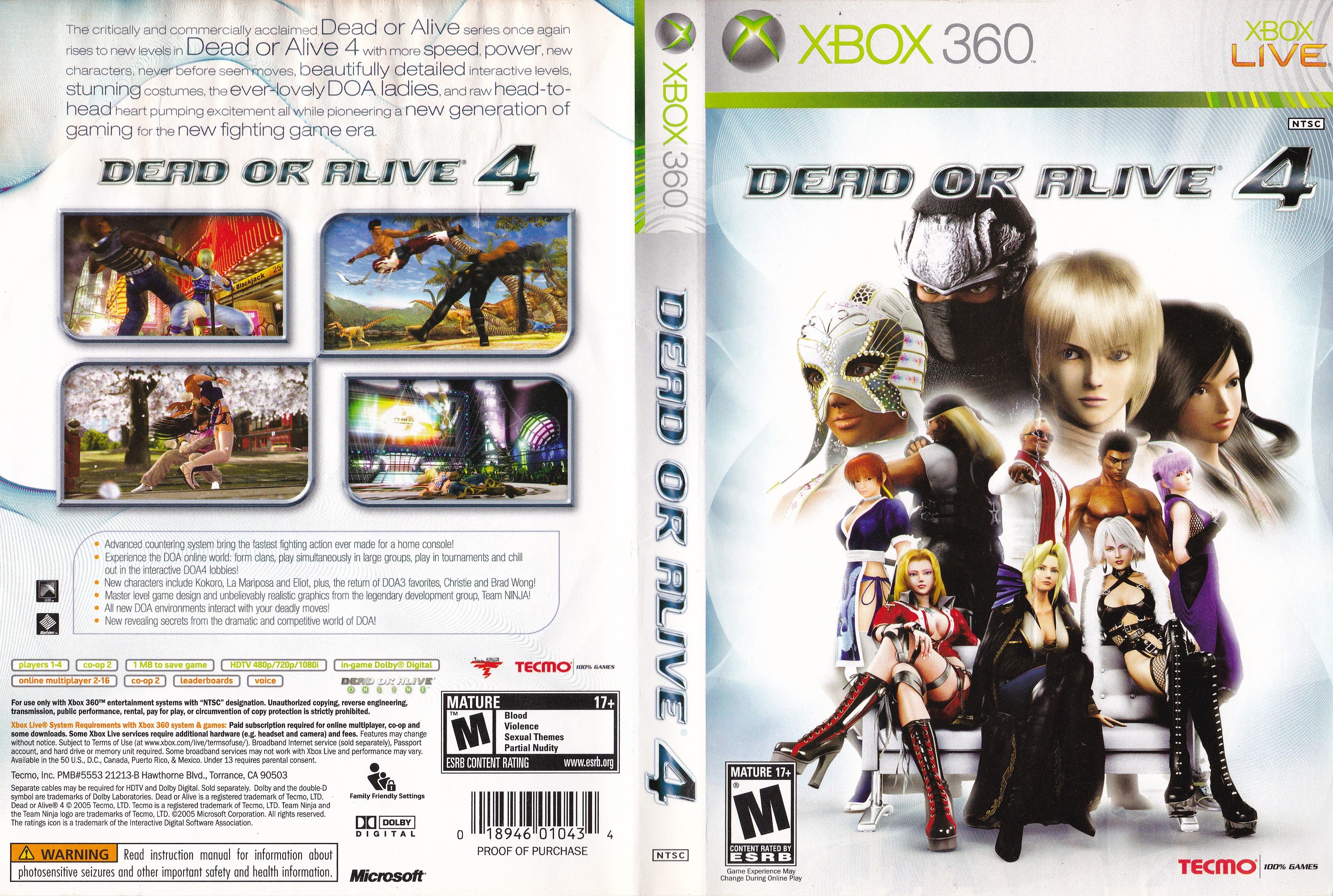Dead or Alive 4 Xbox 360