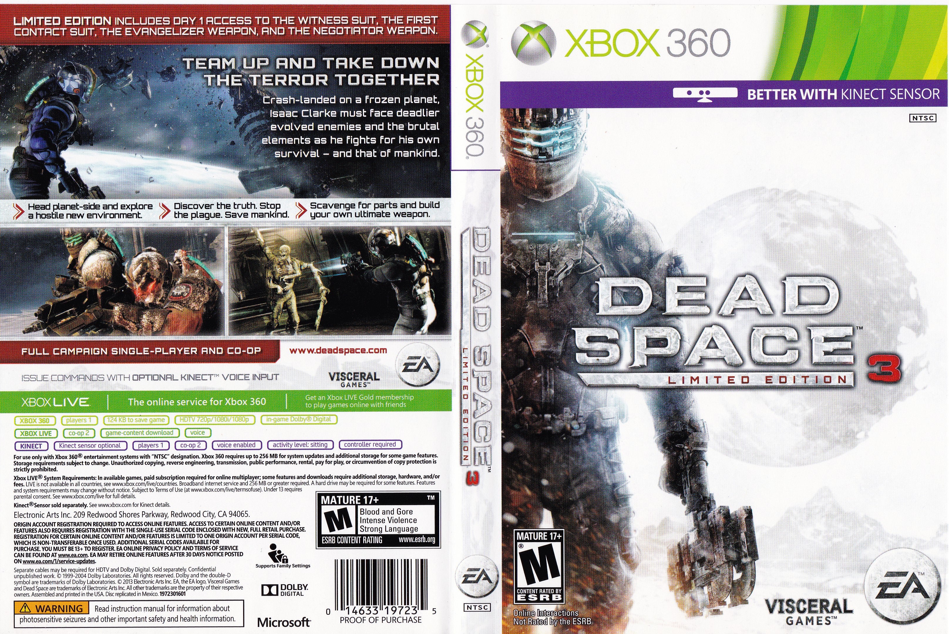 Dead Space 3 Xbox 360