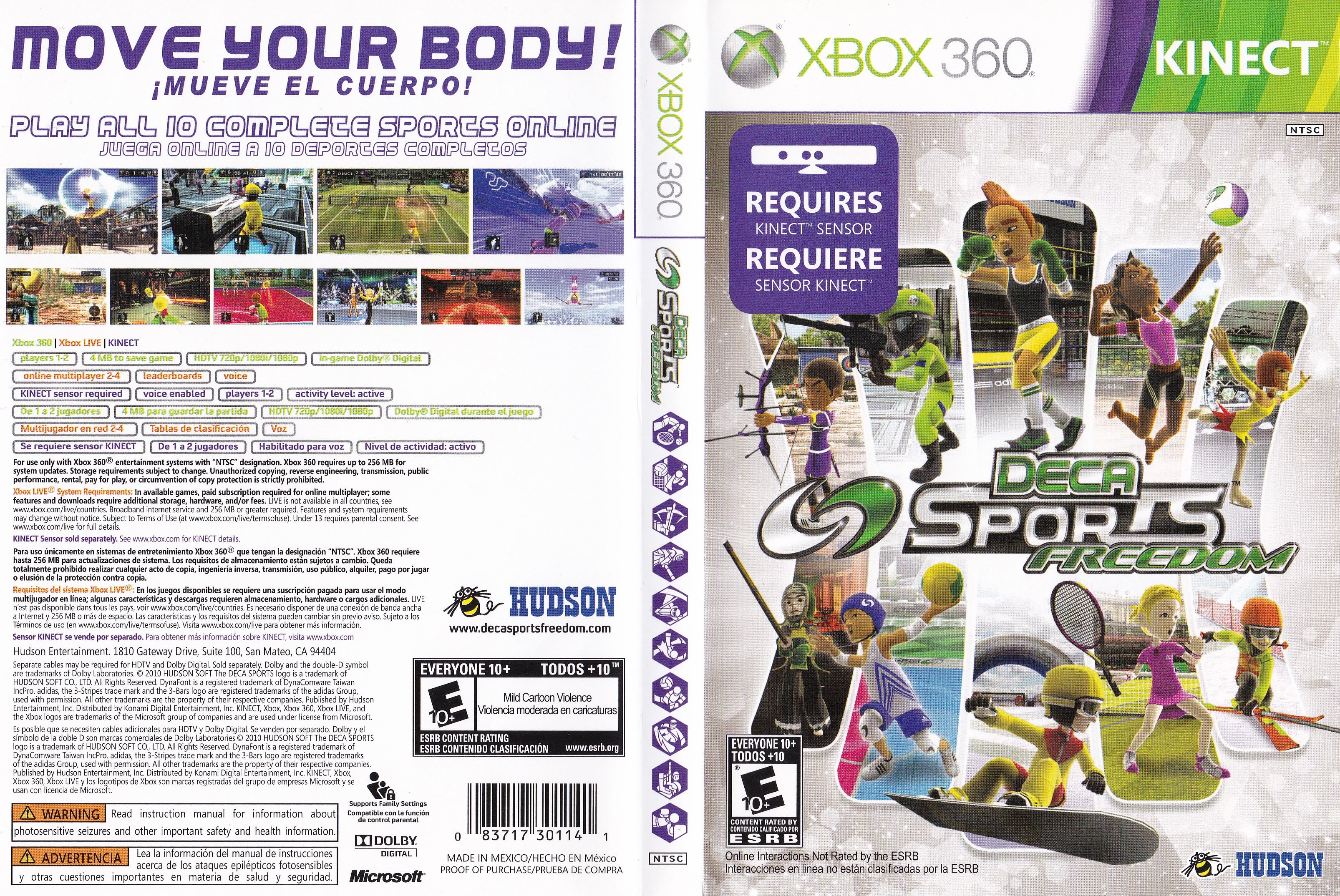 Deca Sports Freedom Xbox 360