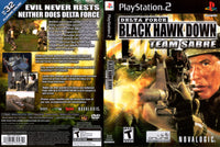 Delta Force Black Hawk Down Team Sabre C PS2