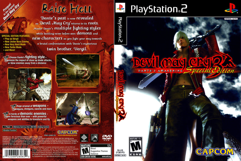 Devil May Cry 3: Dante's Awakening para Playstation 2 (2005)