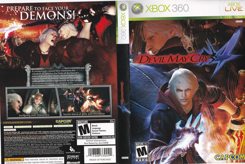Devil May Cry 4 (Xbox 360) Game Profile 