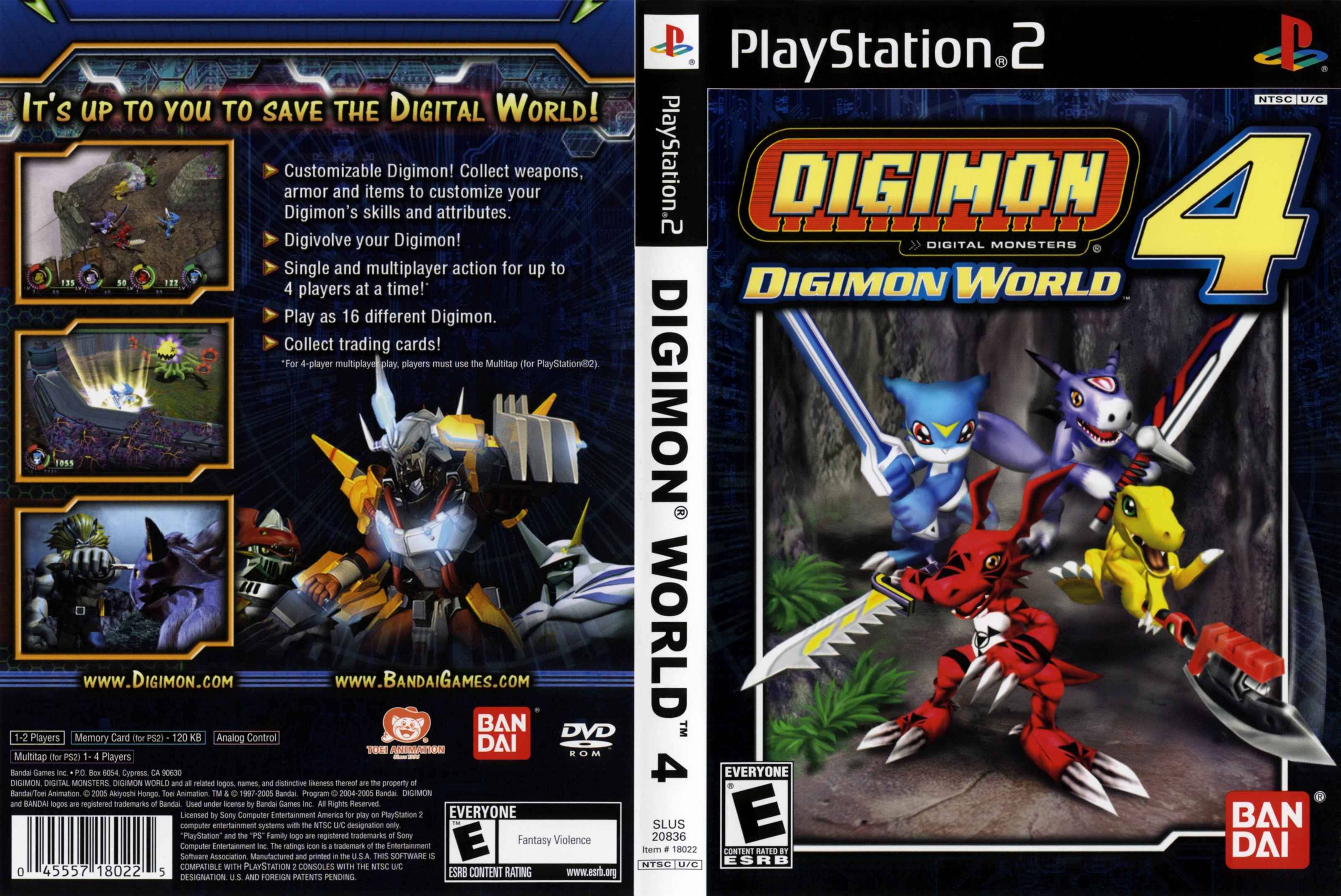 Digimon World 4 PS2