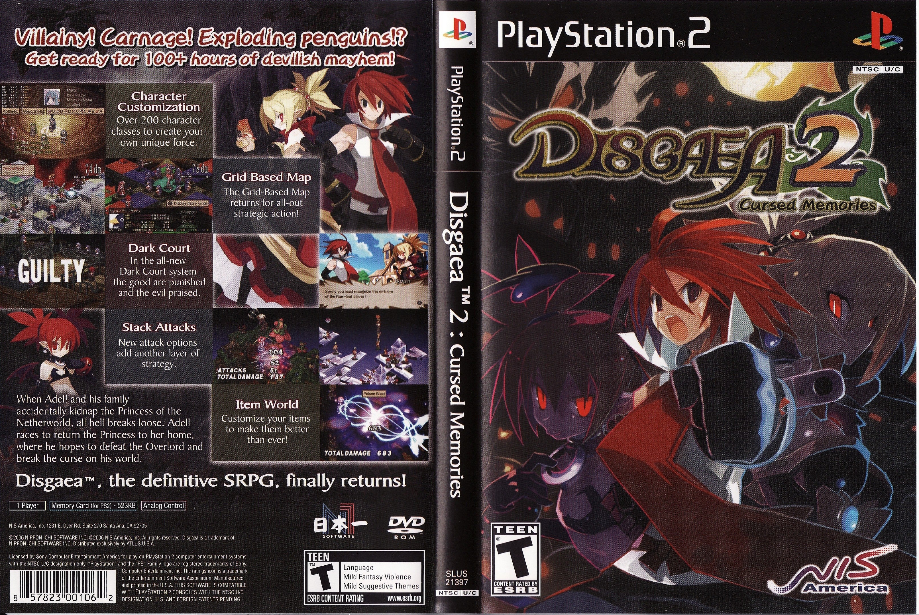 Disgaea 2 Cursed Memories PS2