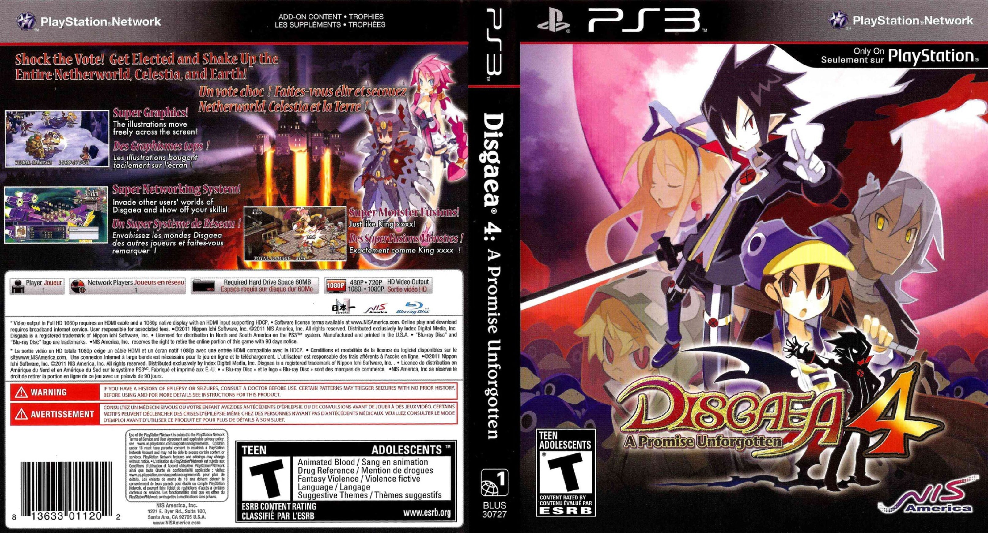 Disgaea 4 A Promise Unforgotten PS3