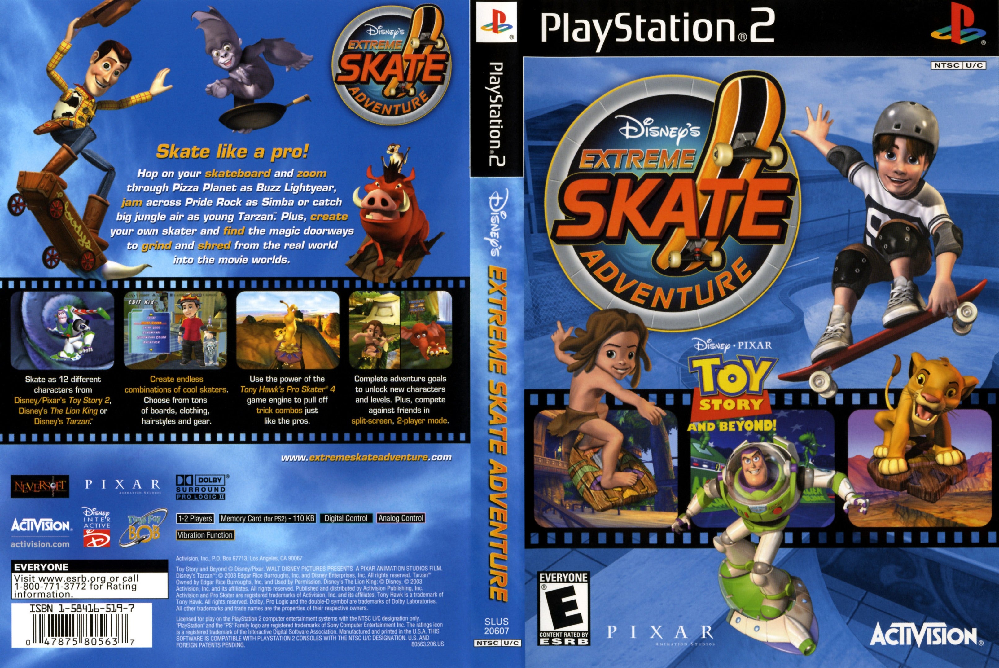 Disney's Extreme Skate Adventure PS2