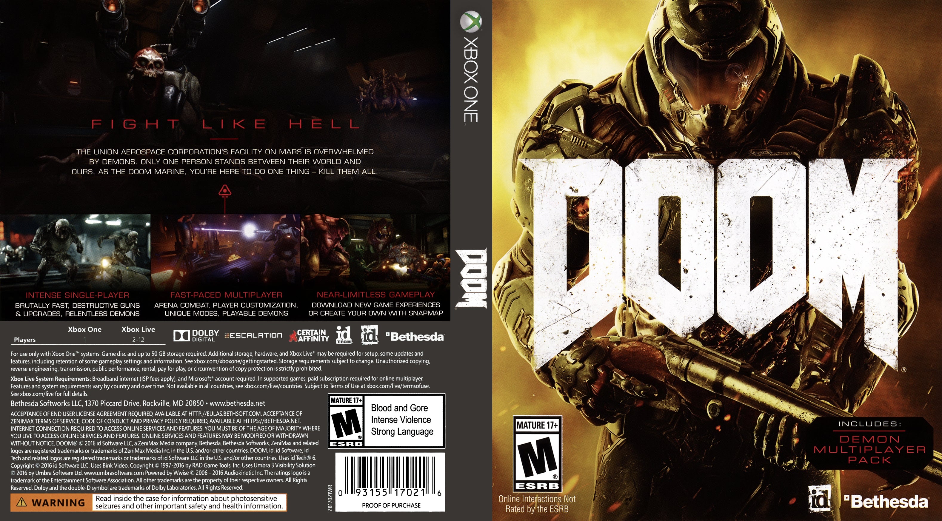 Doom Xbox One