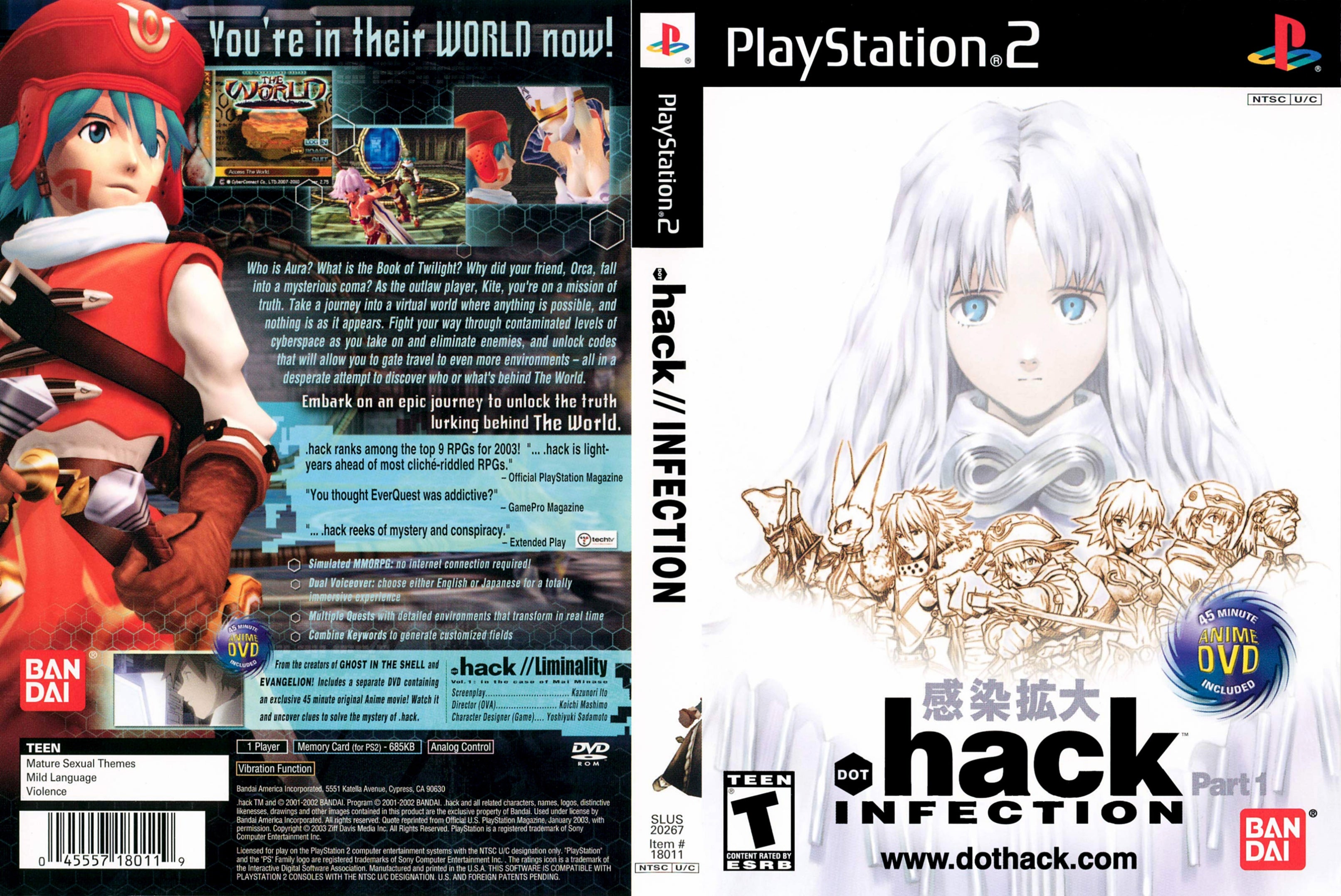 Dot Hack Part 1 Infection PS2