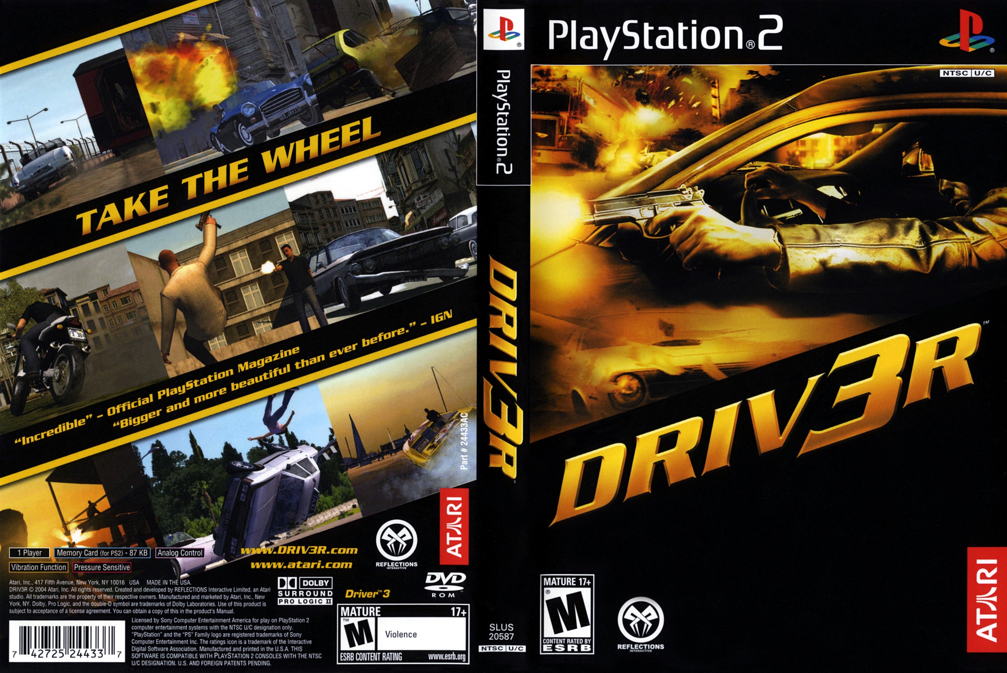 Driv3r PS2