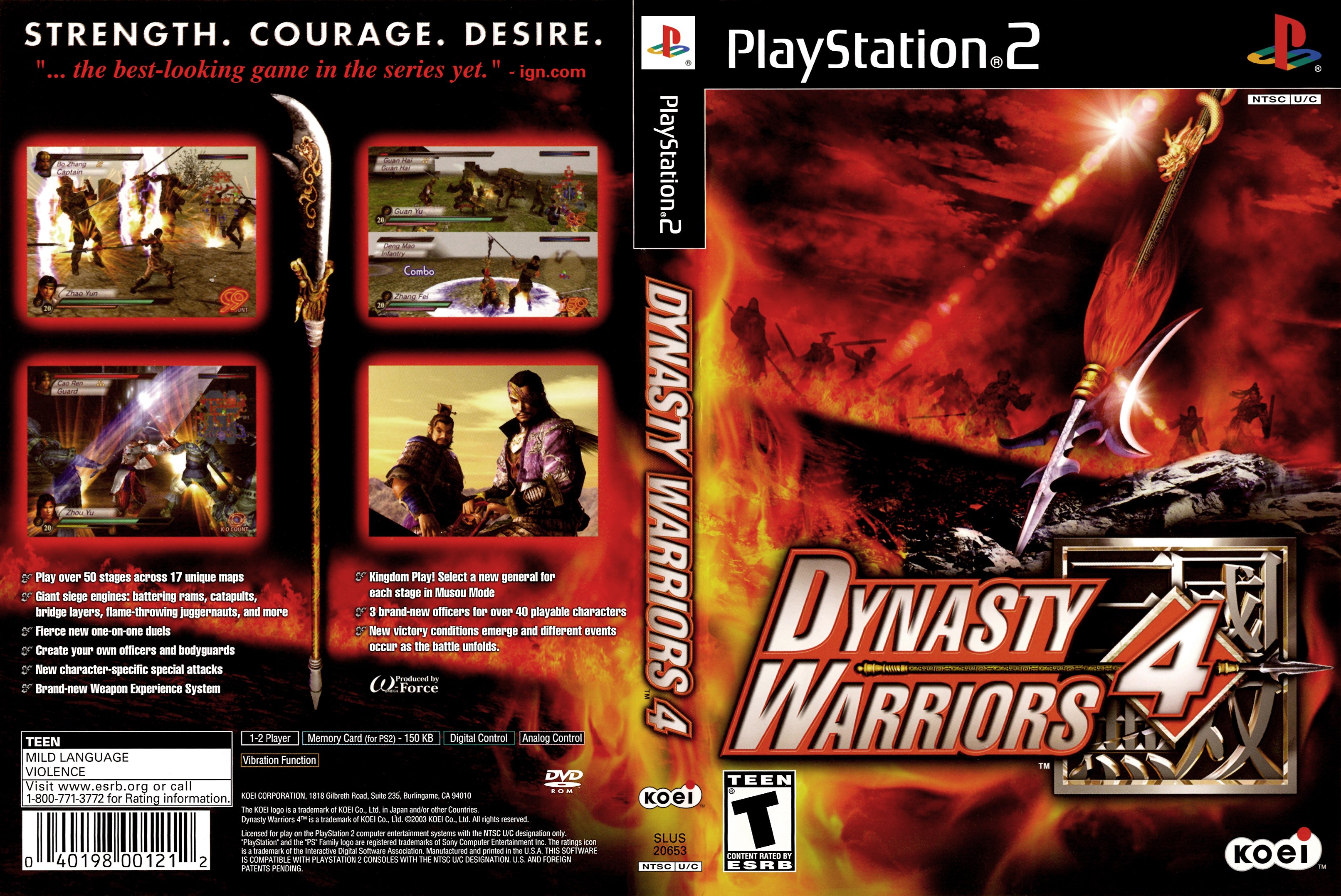 Dynasty Warriors 4 PS2