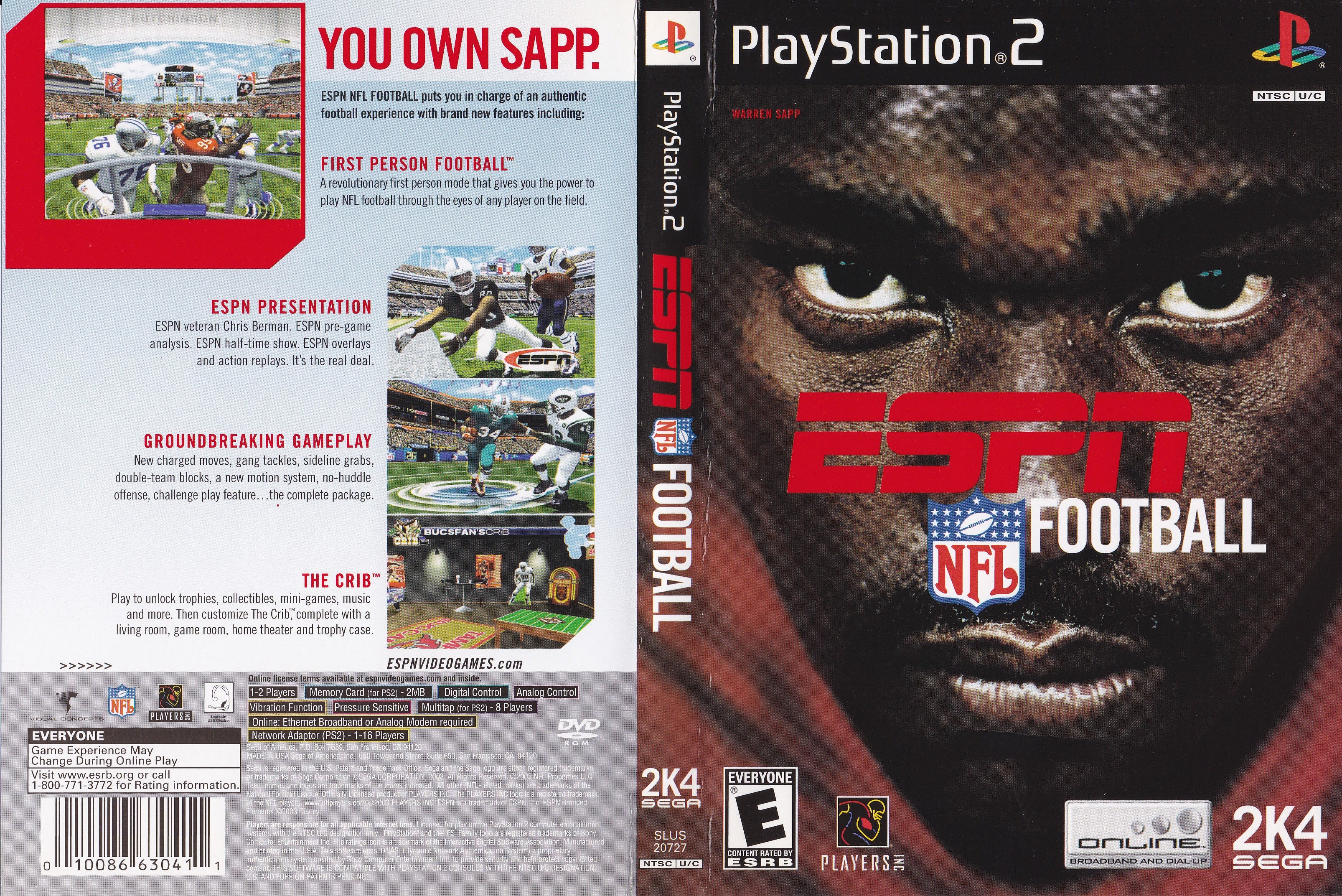 ESPN NFL Football 2K4, PS2, Buy Now