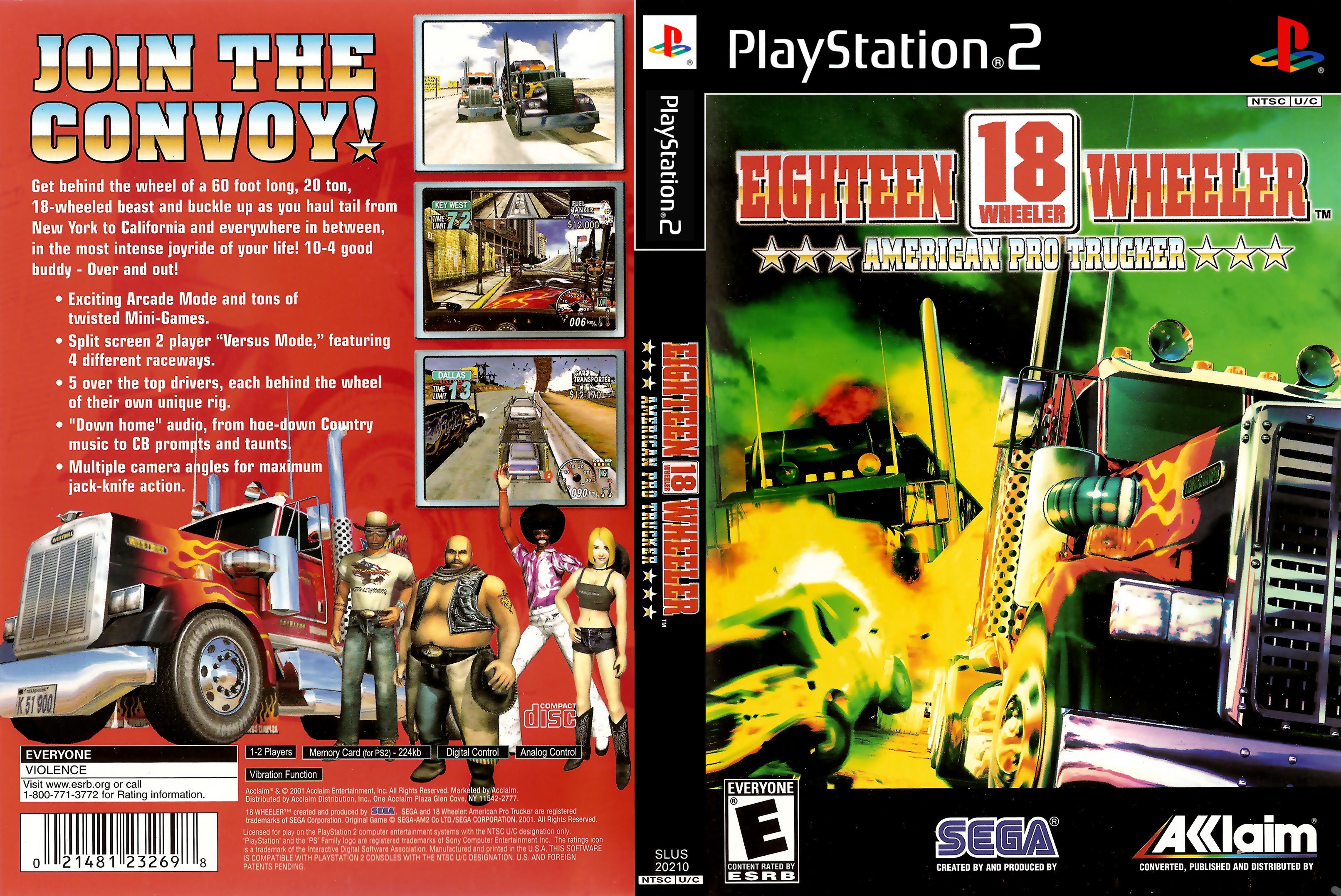 Eighteen Wheeler American Pro Trucker PS2