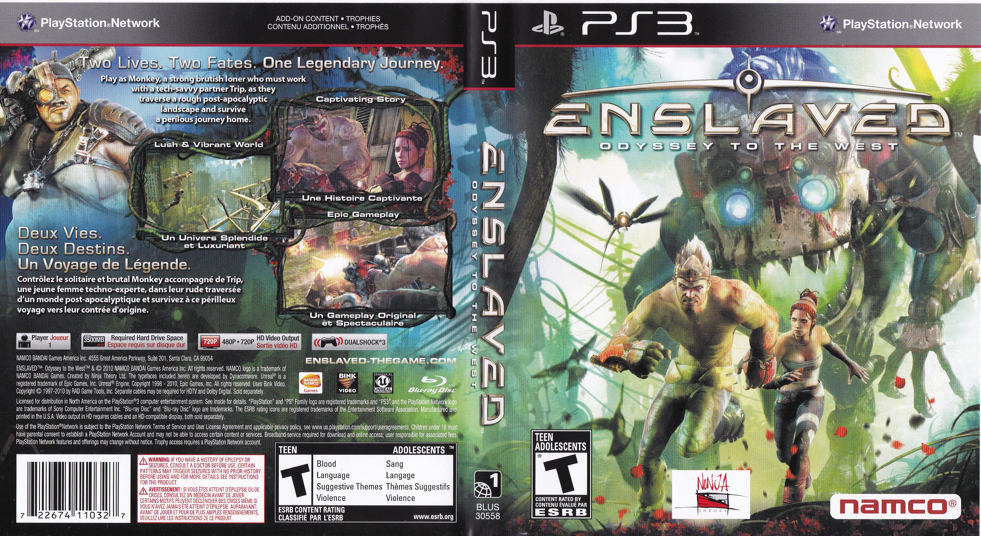 Enslaved Odyssey to the West PS3