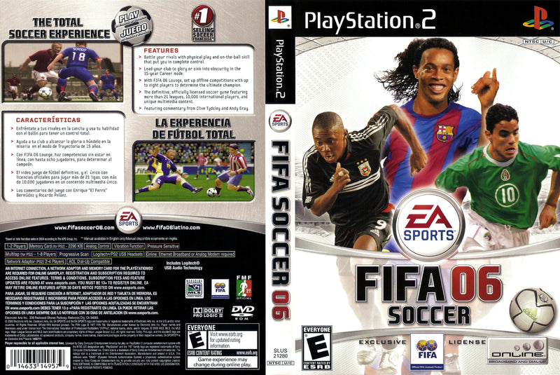 FIFA 06 DVD ISO RIPADO PS2 em 2023