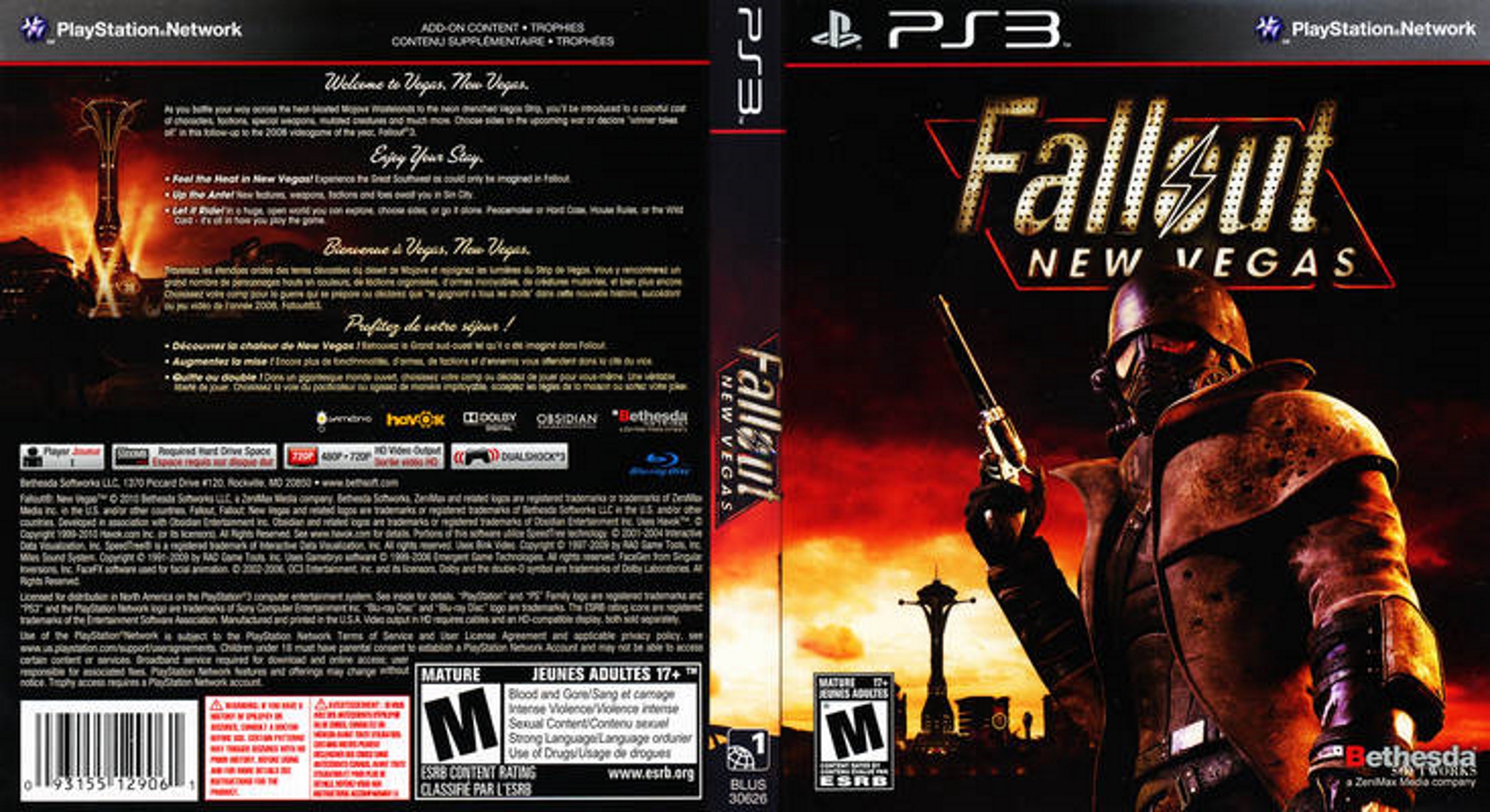 Fallout : New Vegas - PS3 - Jeu Occasion Pas Cher Fallout : New Vegas - PS3 - Jeu Occasion Pas Cher