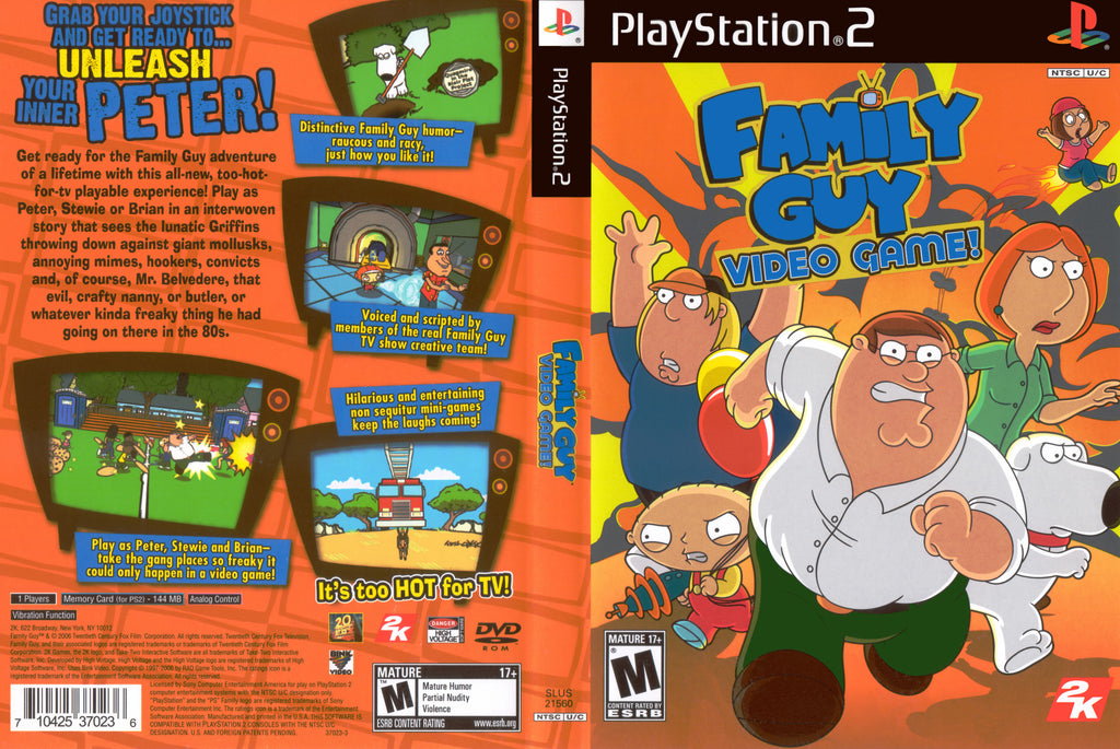 Family Guy Video Game C PS2