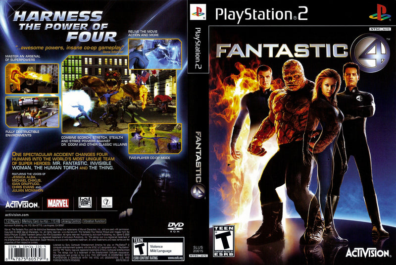 Fantastic 4 - PS2 – Games A Plunder