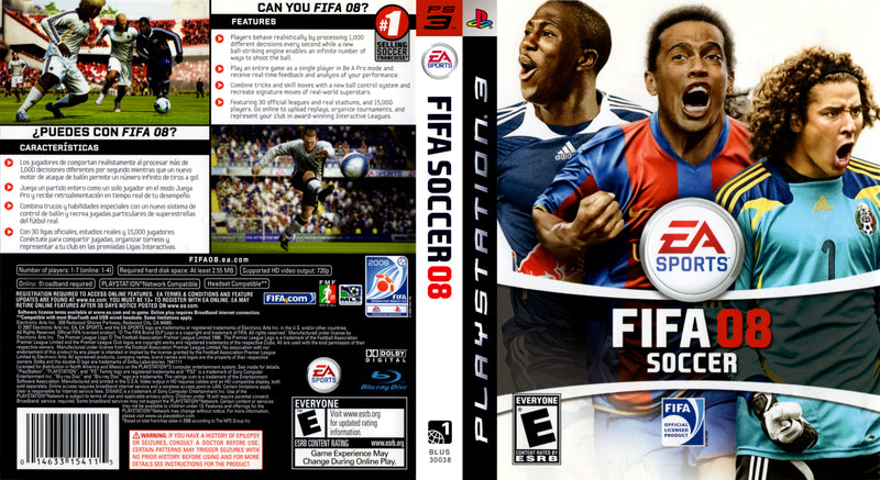 Fifa Soccer 2008 (Usado) - PS3 - Shock Games