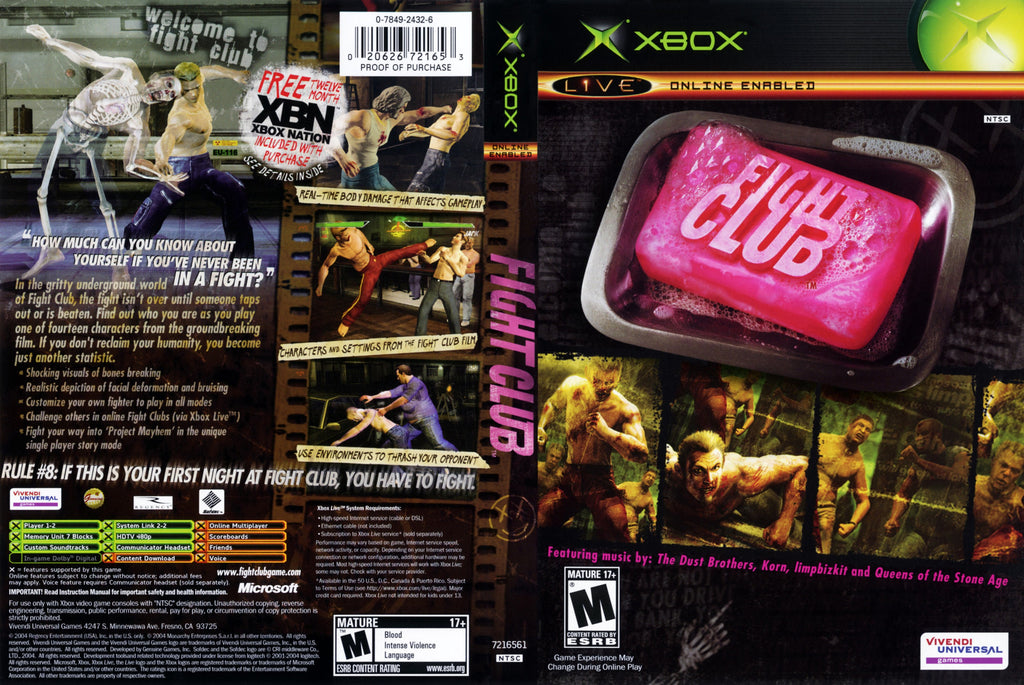 Fight Club C Xbox