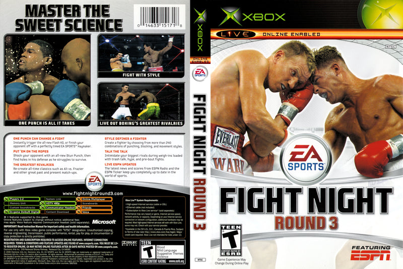 Fight Night Round 3 C Xbox | Clarkade