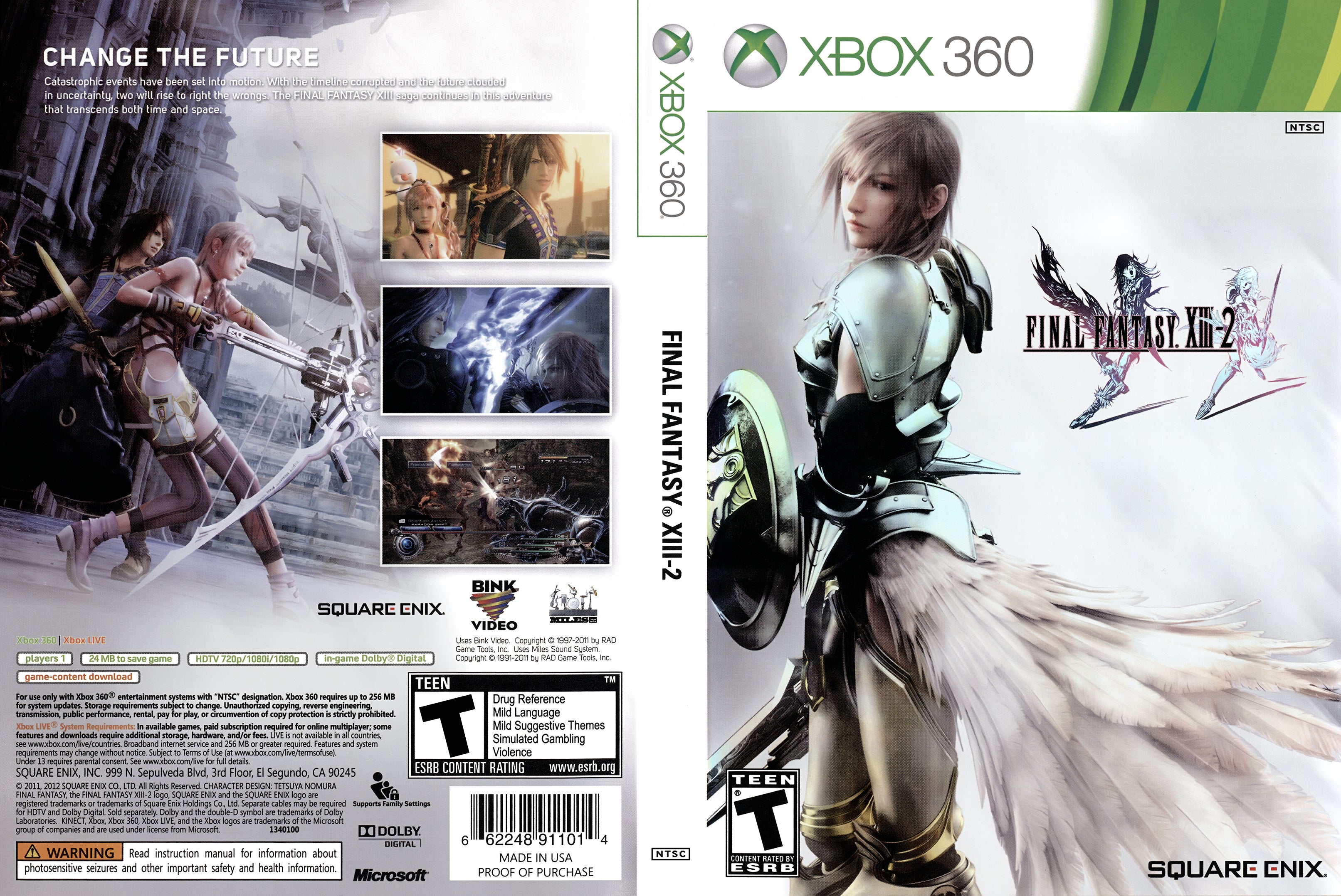 final fantasy xiii 2 cover