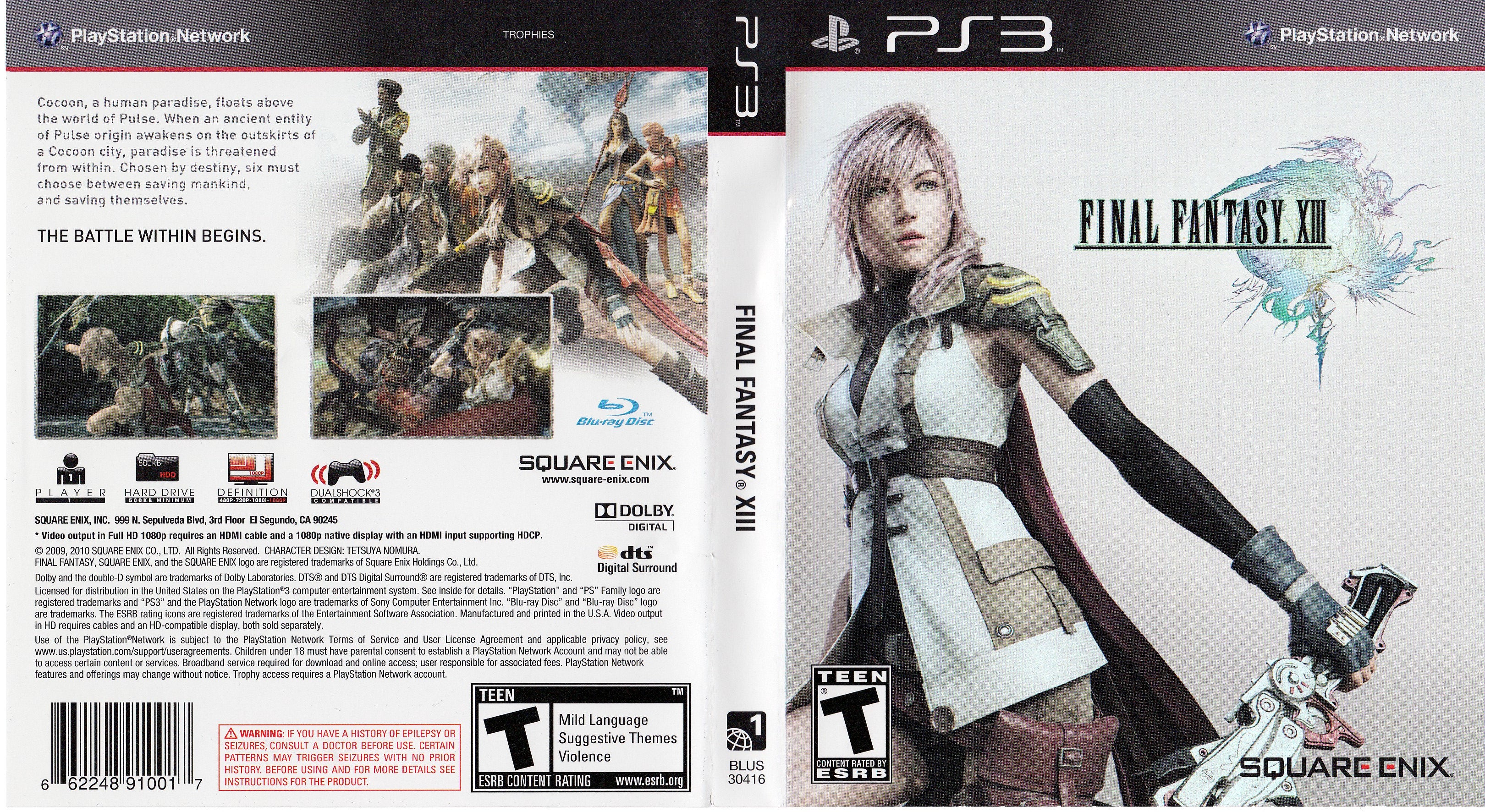 Final Fantasy XIII PS3