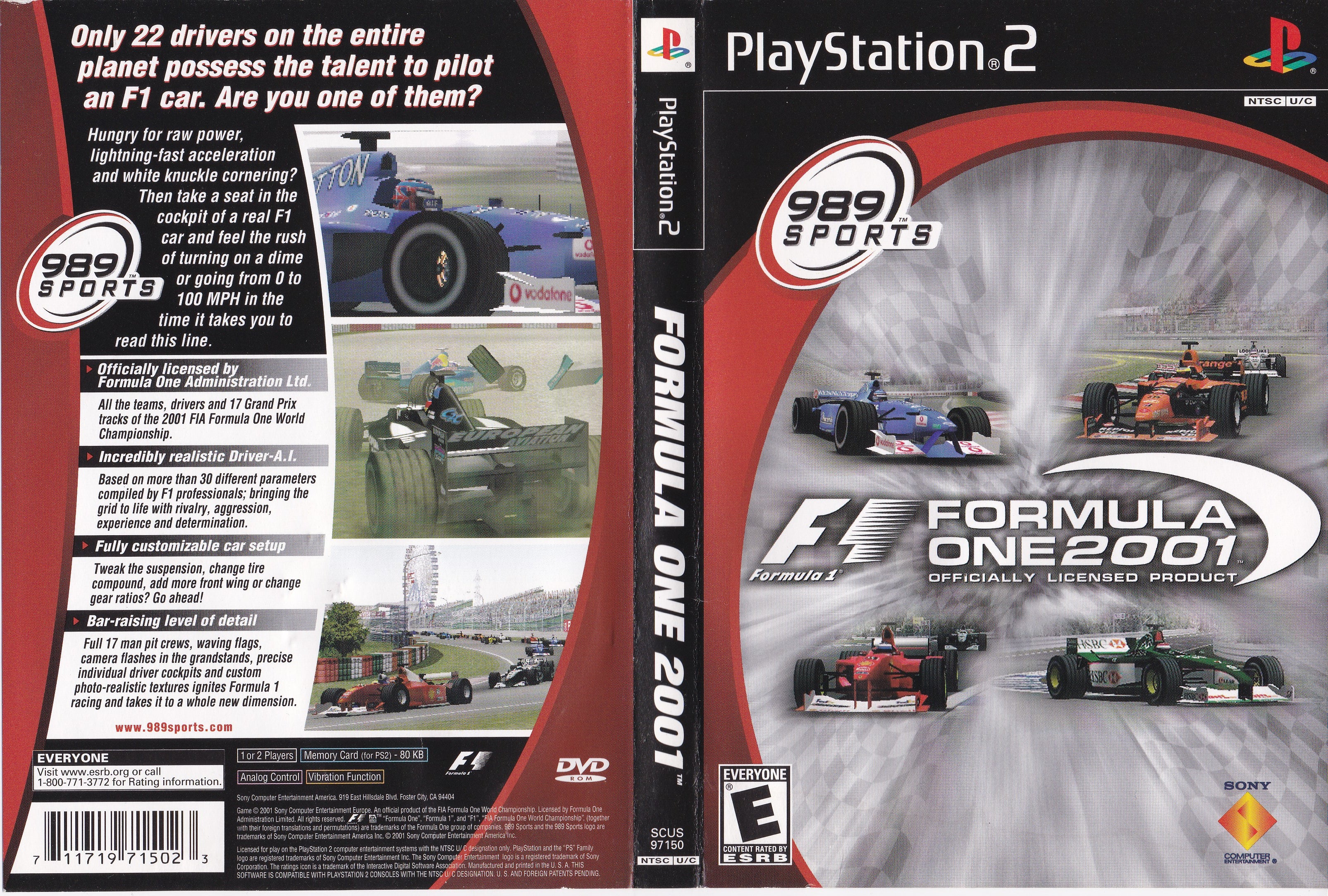 Formula One 2001 PS2